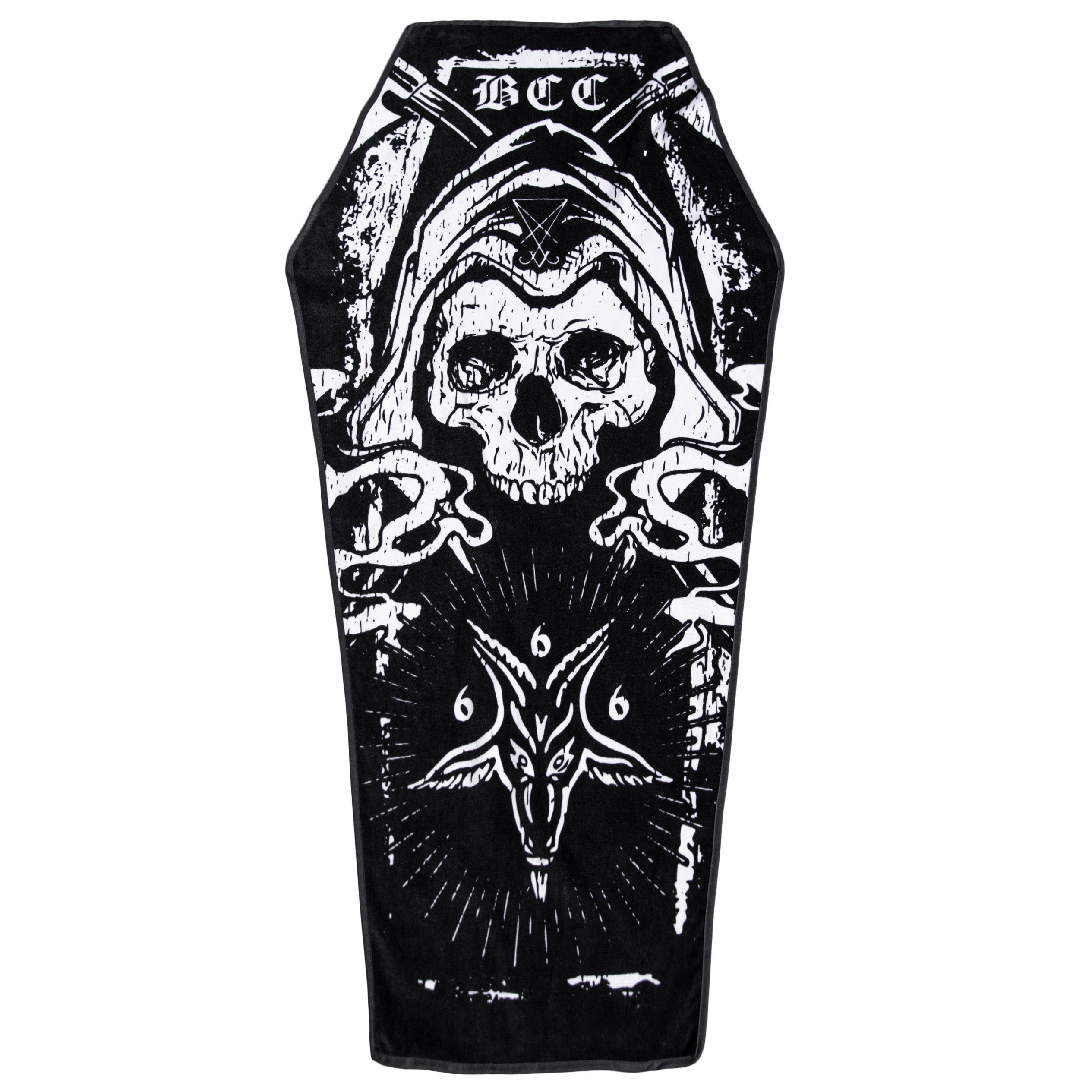 Reaper Casket Coffin Towel