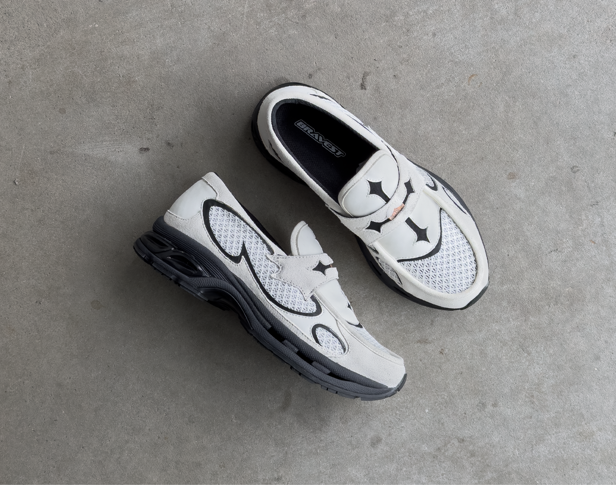 White Runner Loafer
