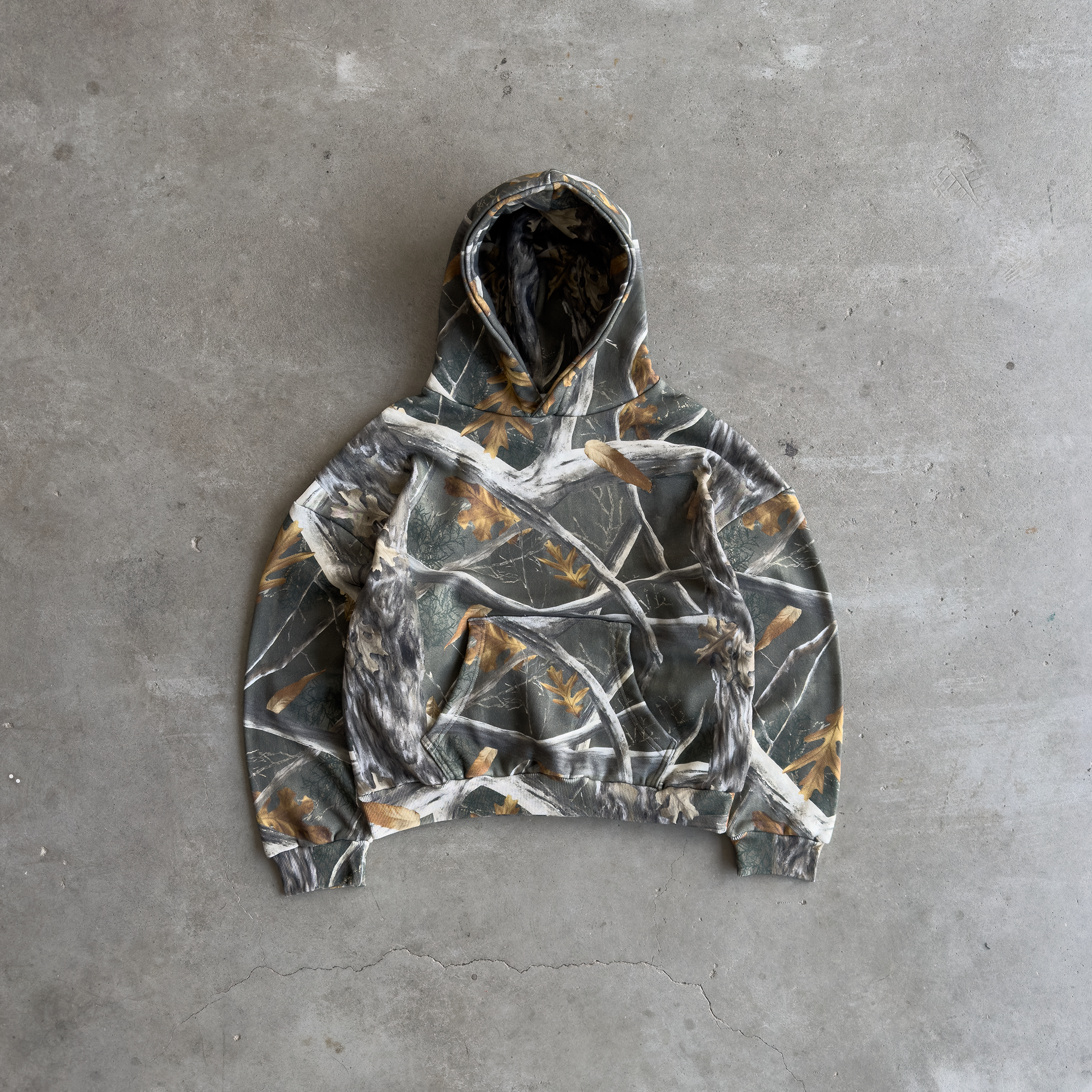 Brown Tree Camo Hoodie
