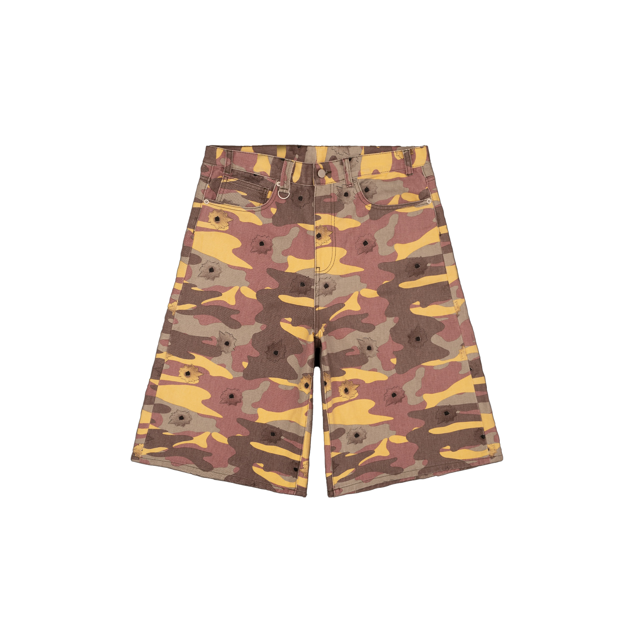 Paris Camo Jorts