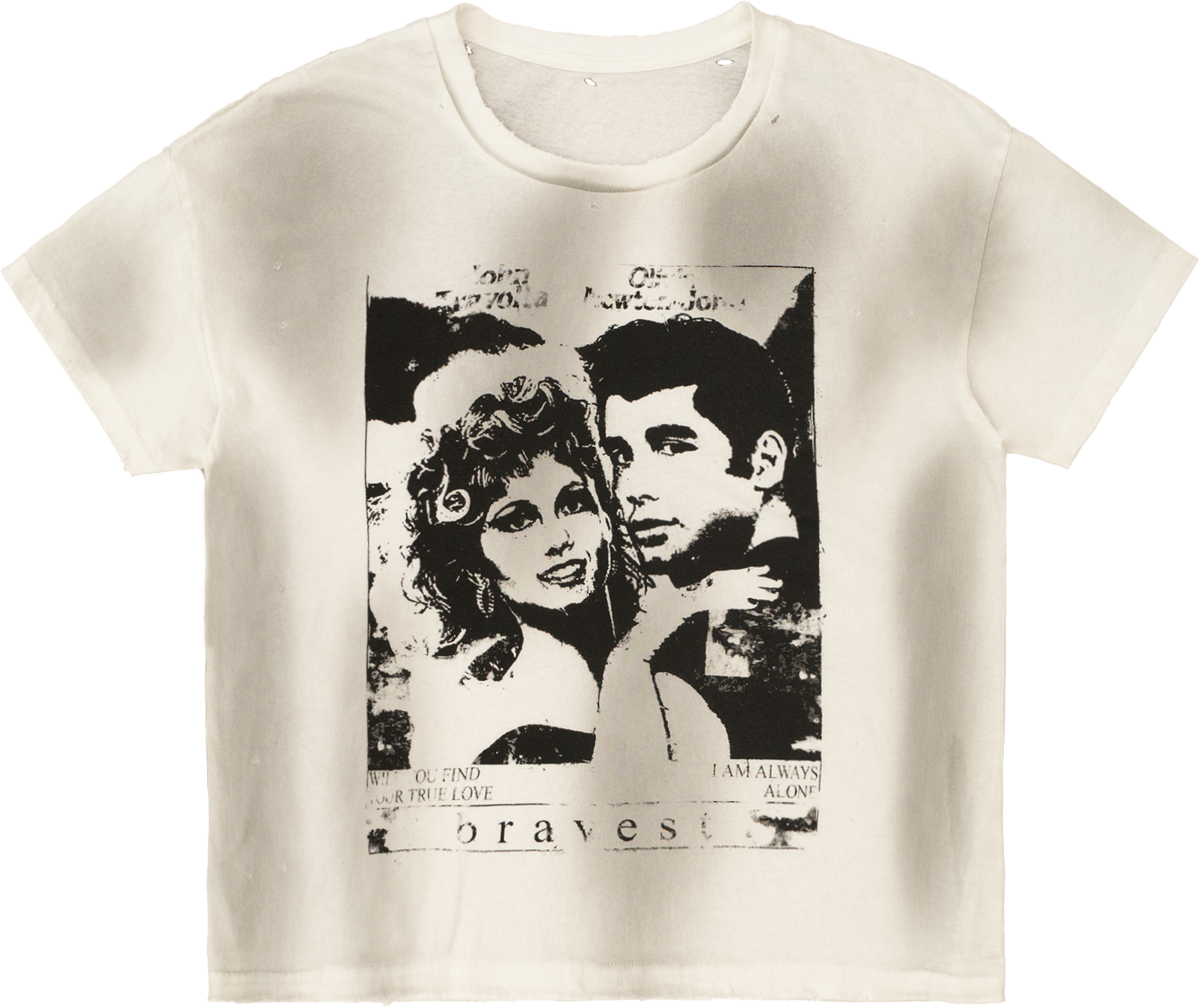 White Greaser Vintage Tee