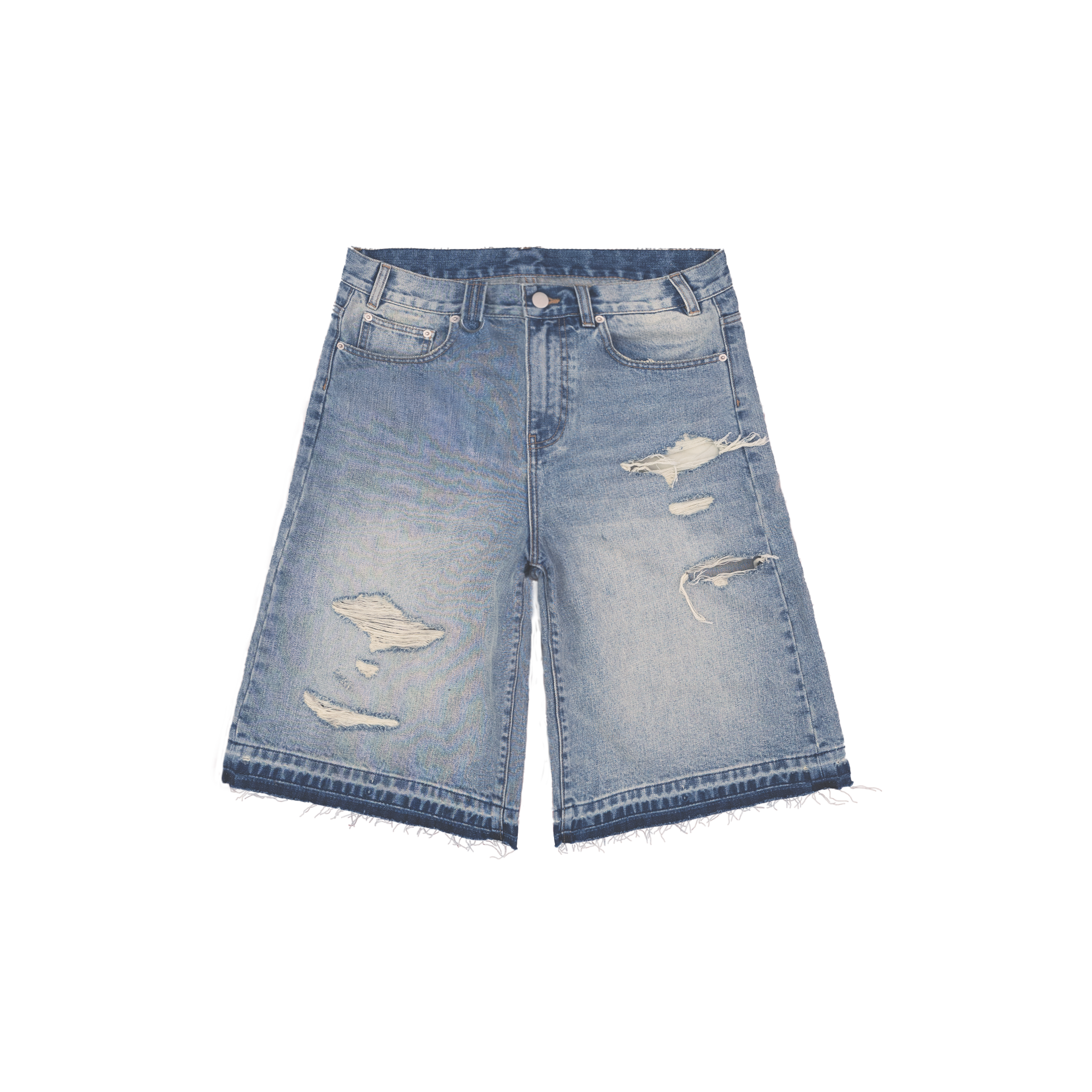 Vintage Thrashed Blue Jorts
