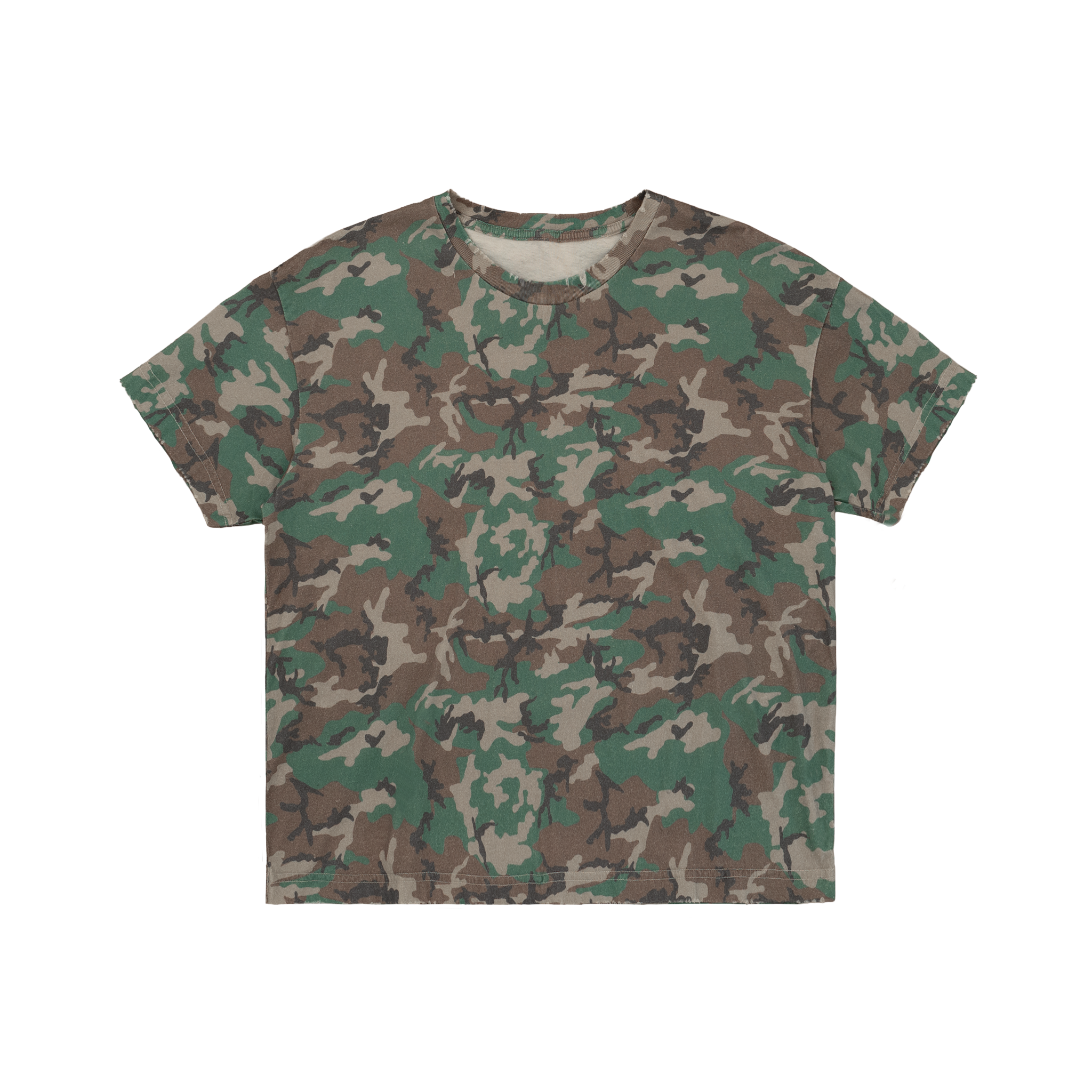 Green Woodland Camo Tee