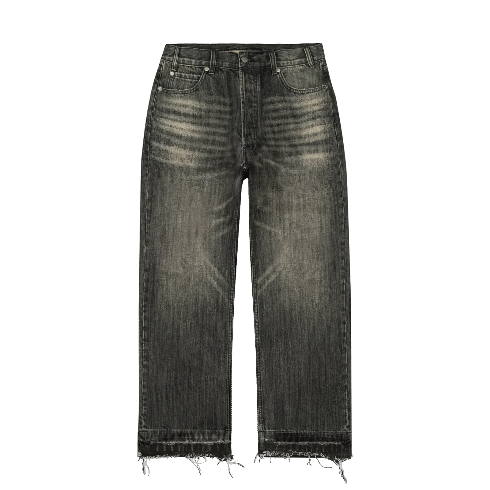 Vintage Black Baggy Denim