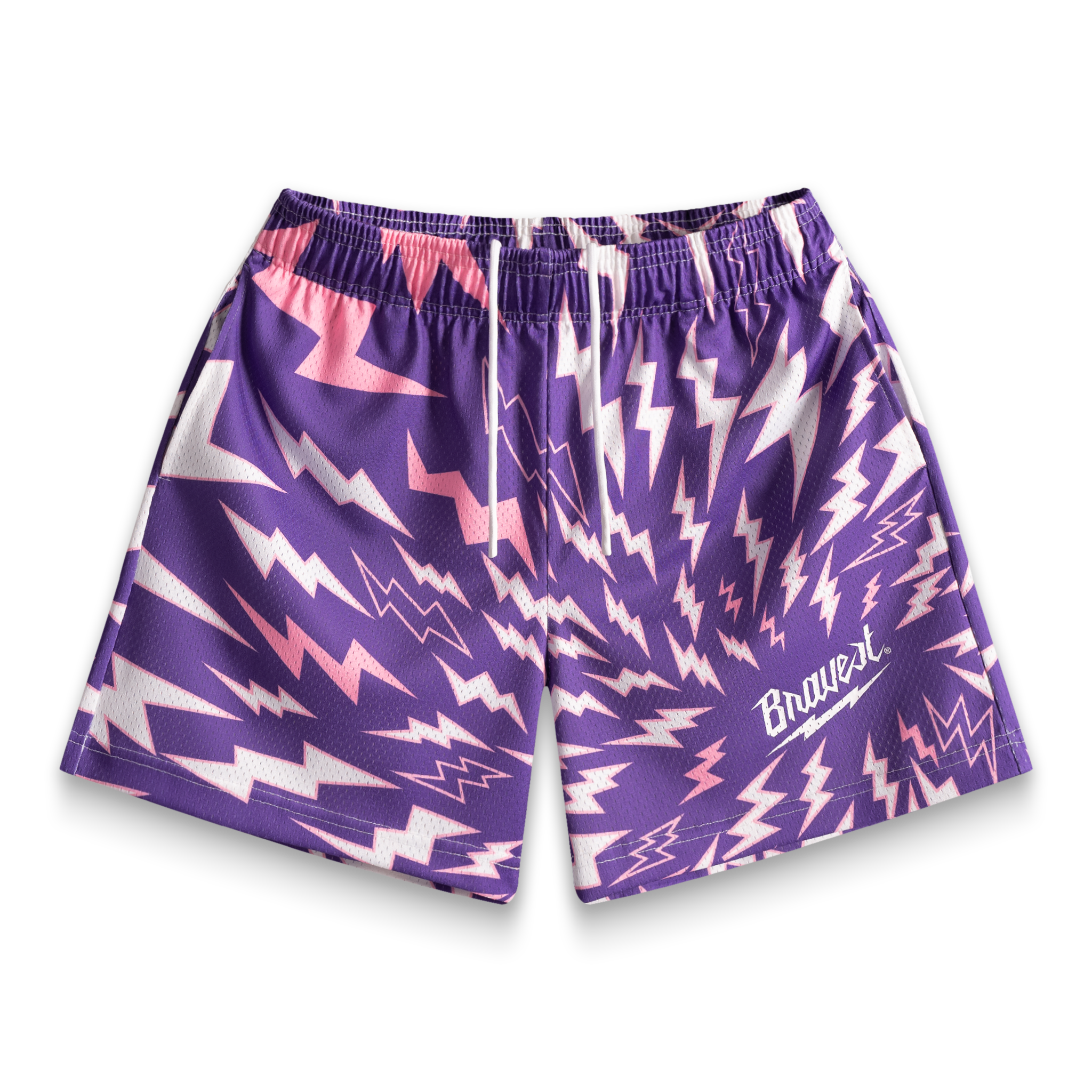Purple Lightning Shorts