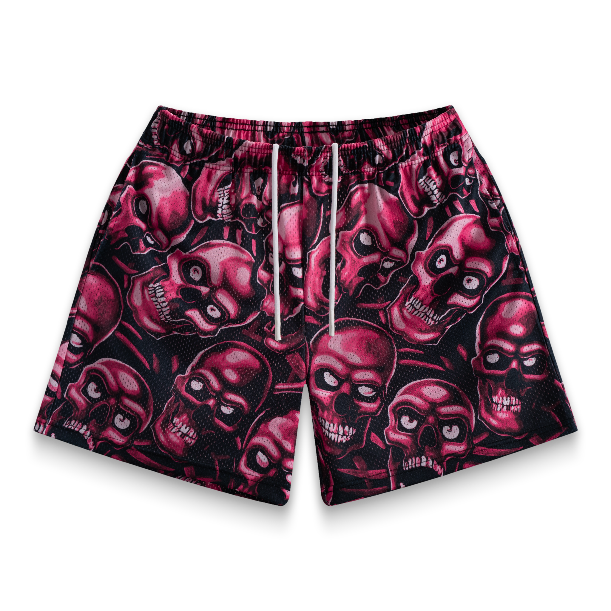 Red Skully Shorts