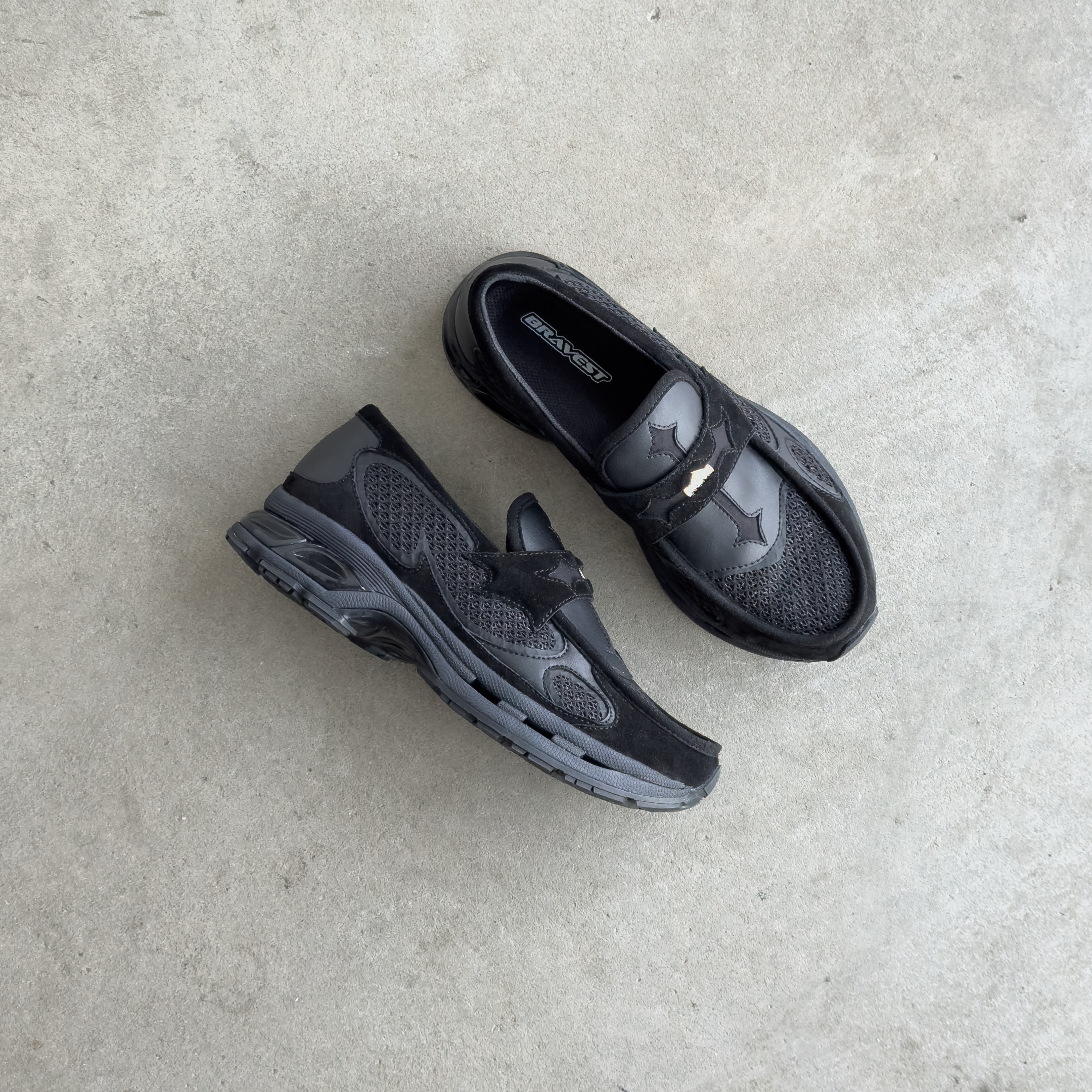 Black Runner Loafer