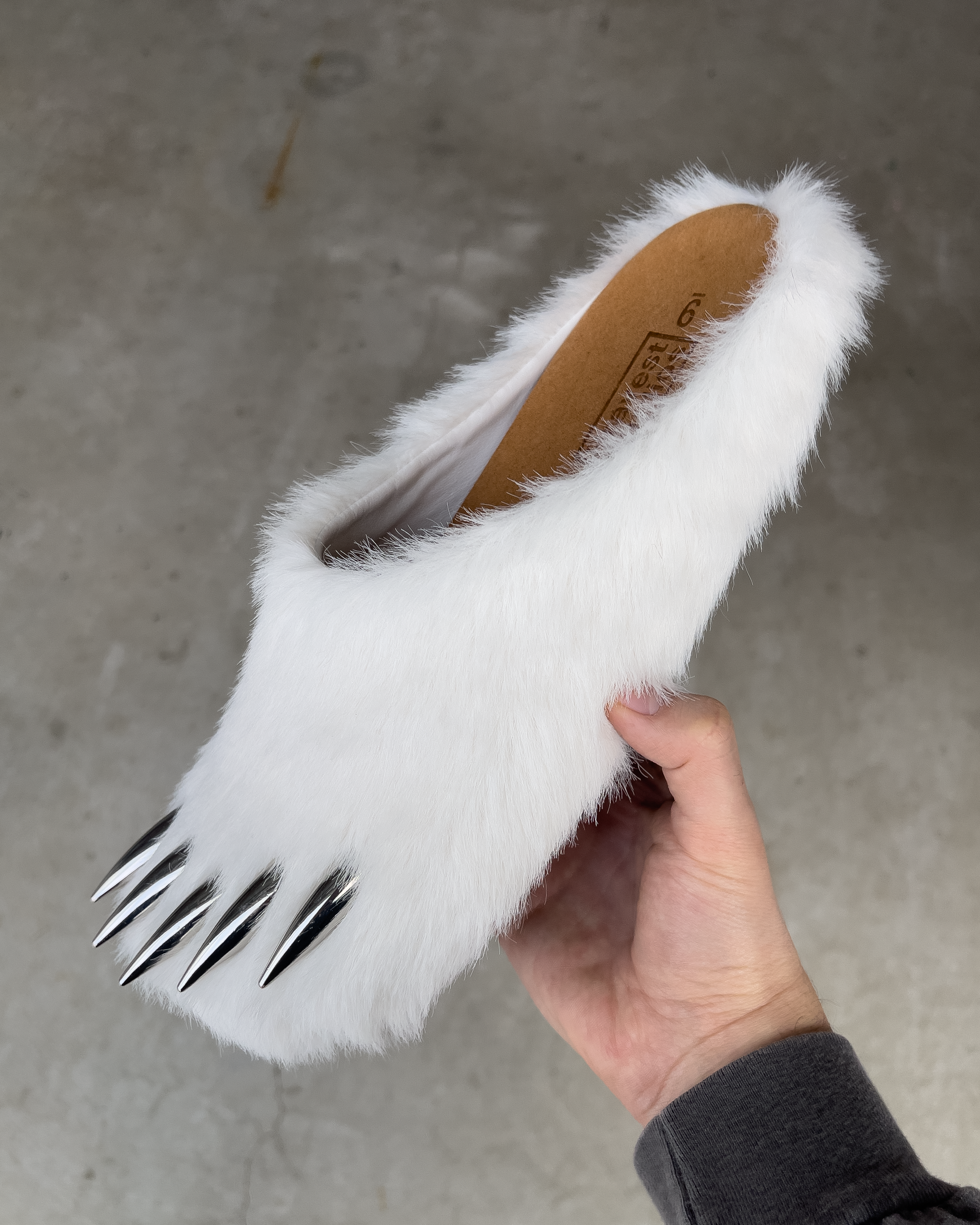 White Bear Claw Mules 3 White Bear Claw Mules