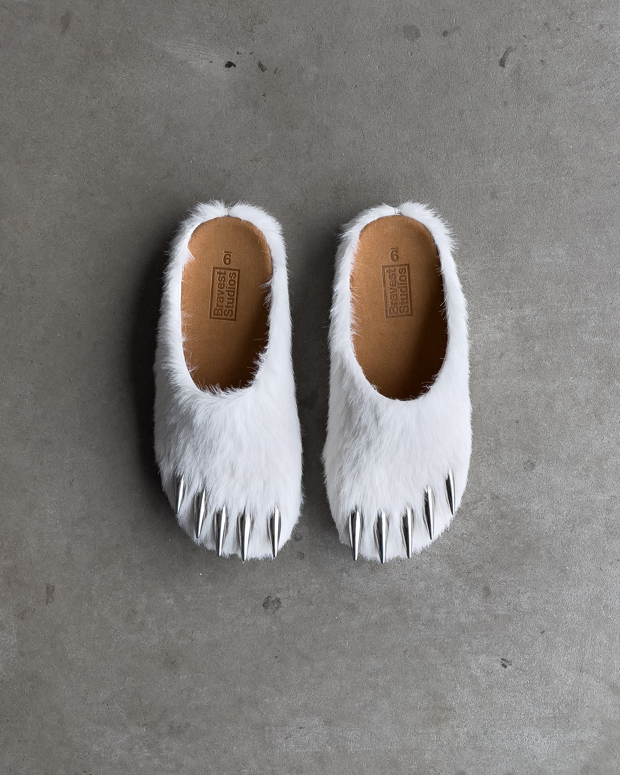 White Bear Claw Mules 7 White Bear Claw Mules