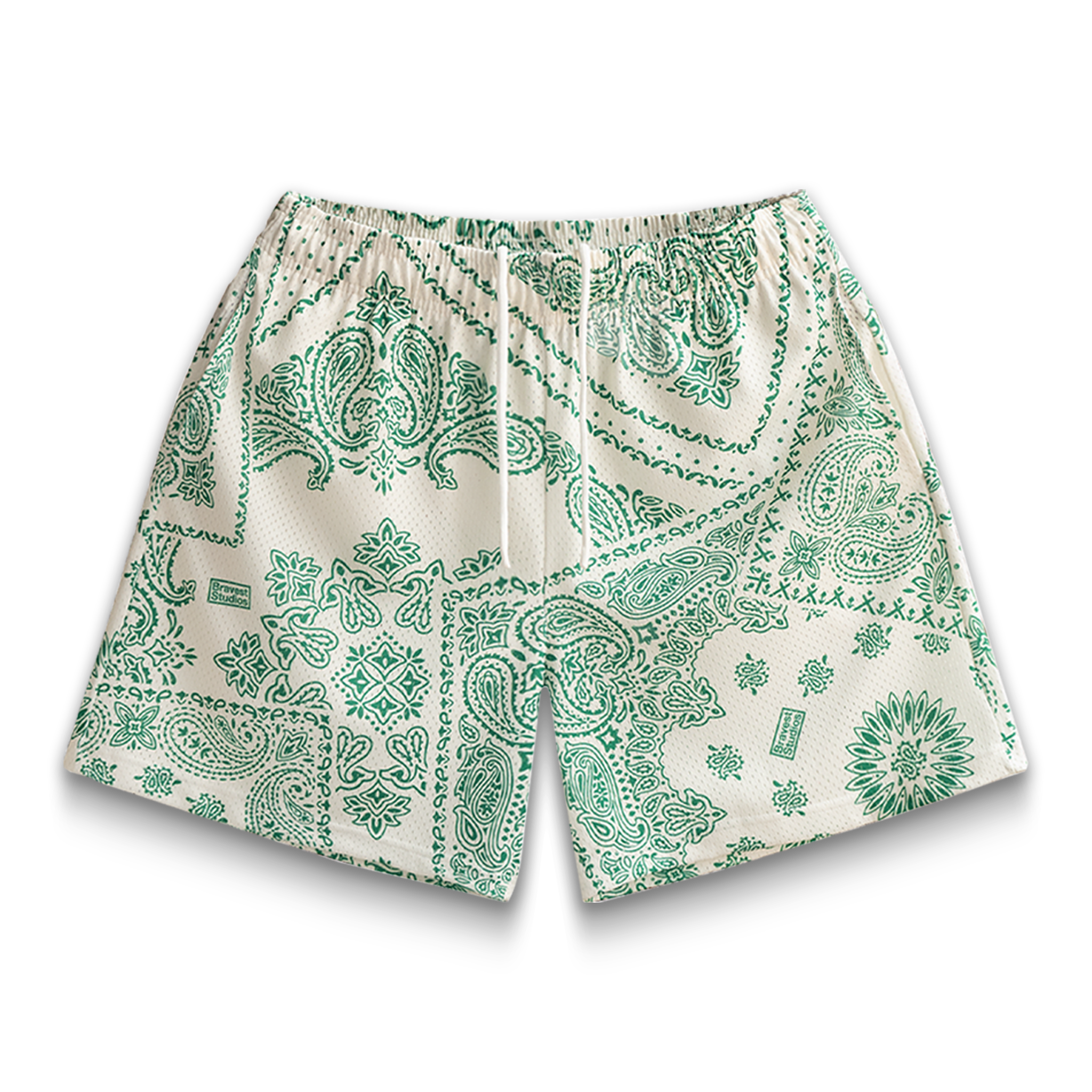 Green Porcelain Shorts