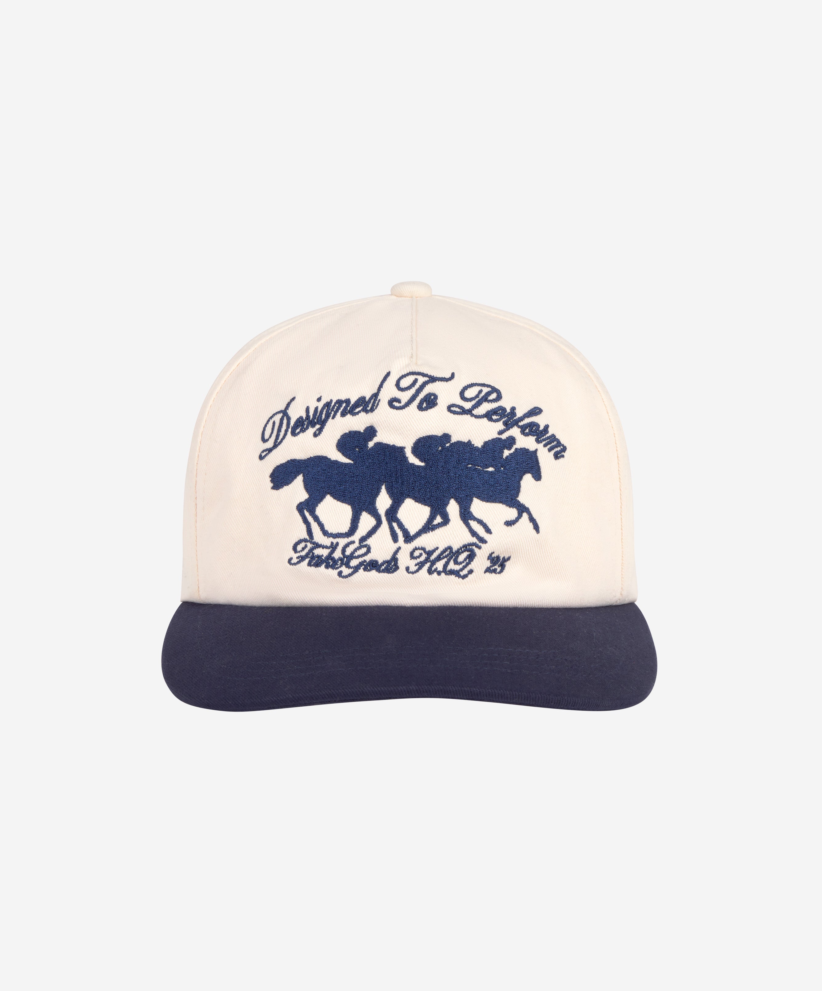 DESIGNED TO PERFORM CAP CREAM-NAVY