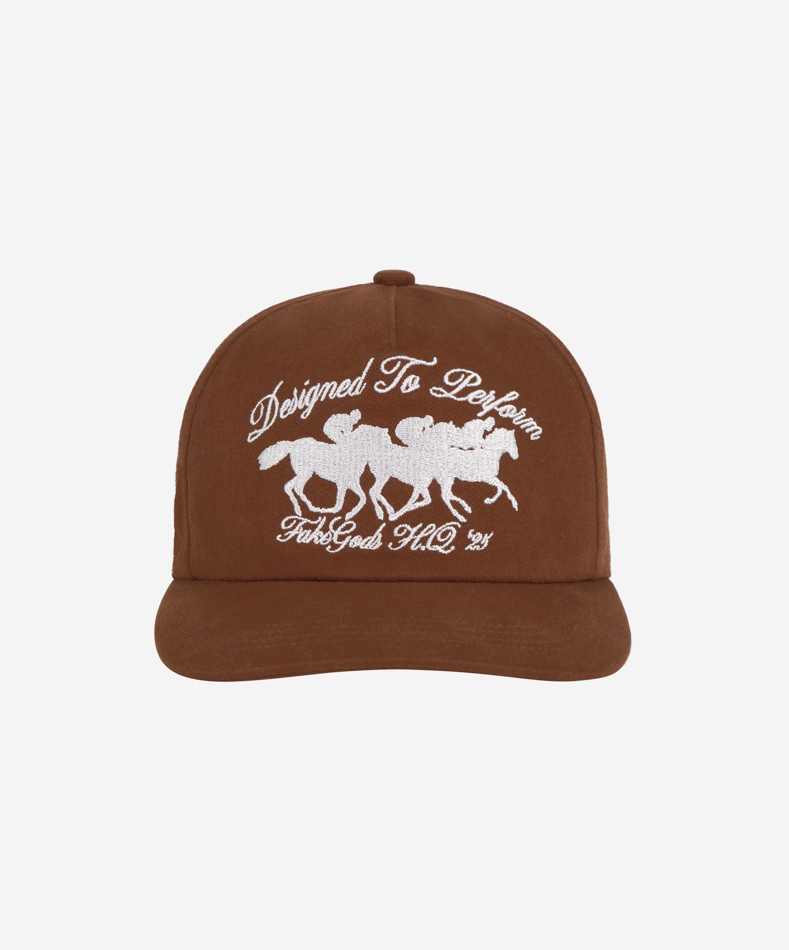 DESIGNED TO PERFORM CAP BROWN