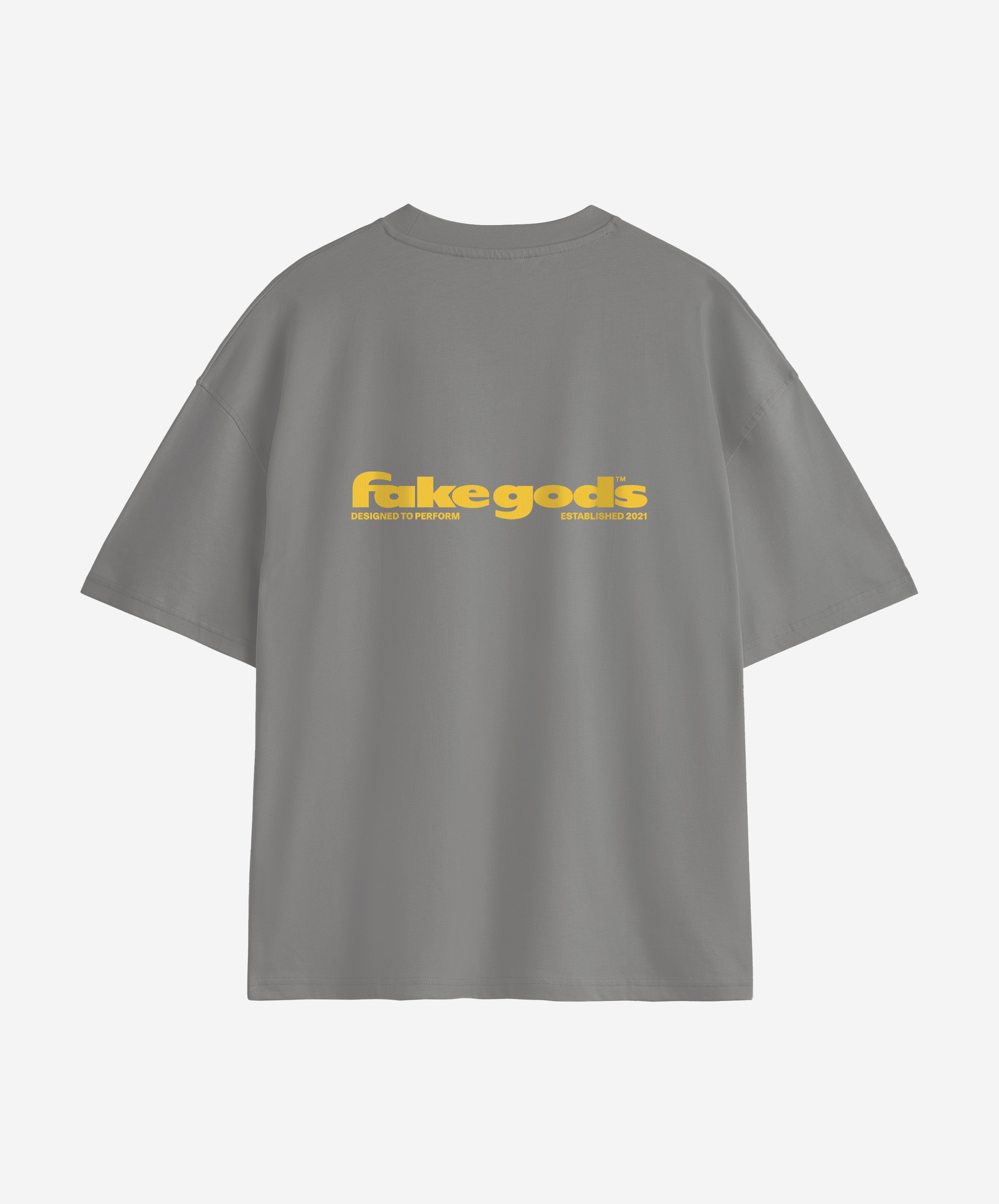 BACK TO BASICS TEE LIGHT GREY