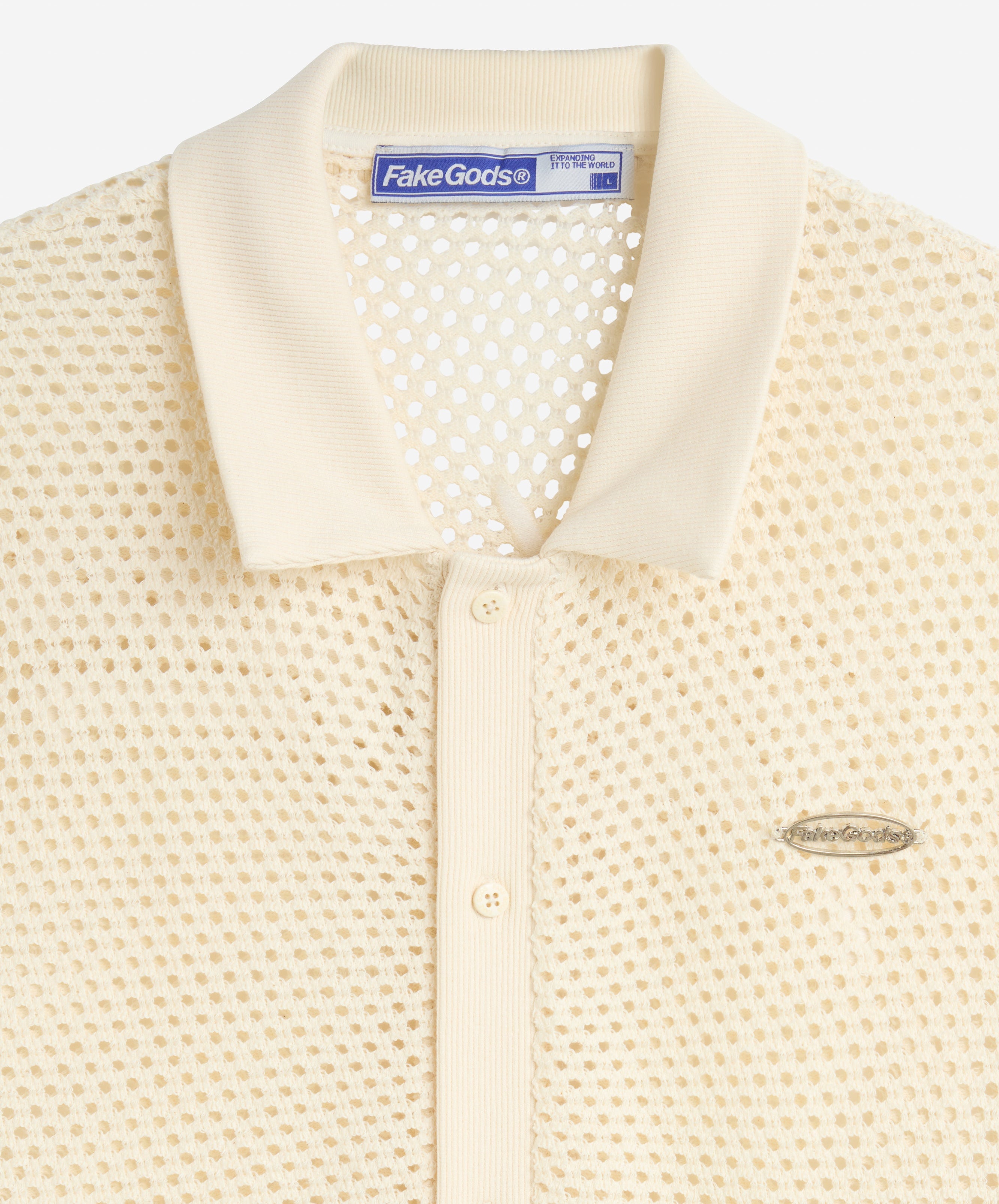 CROCHET SHIRT CREAM 5 CROCHET SHIRT CREAM