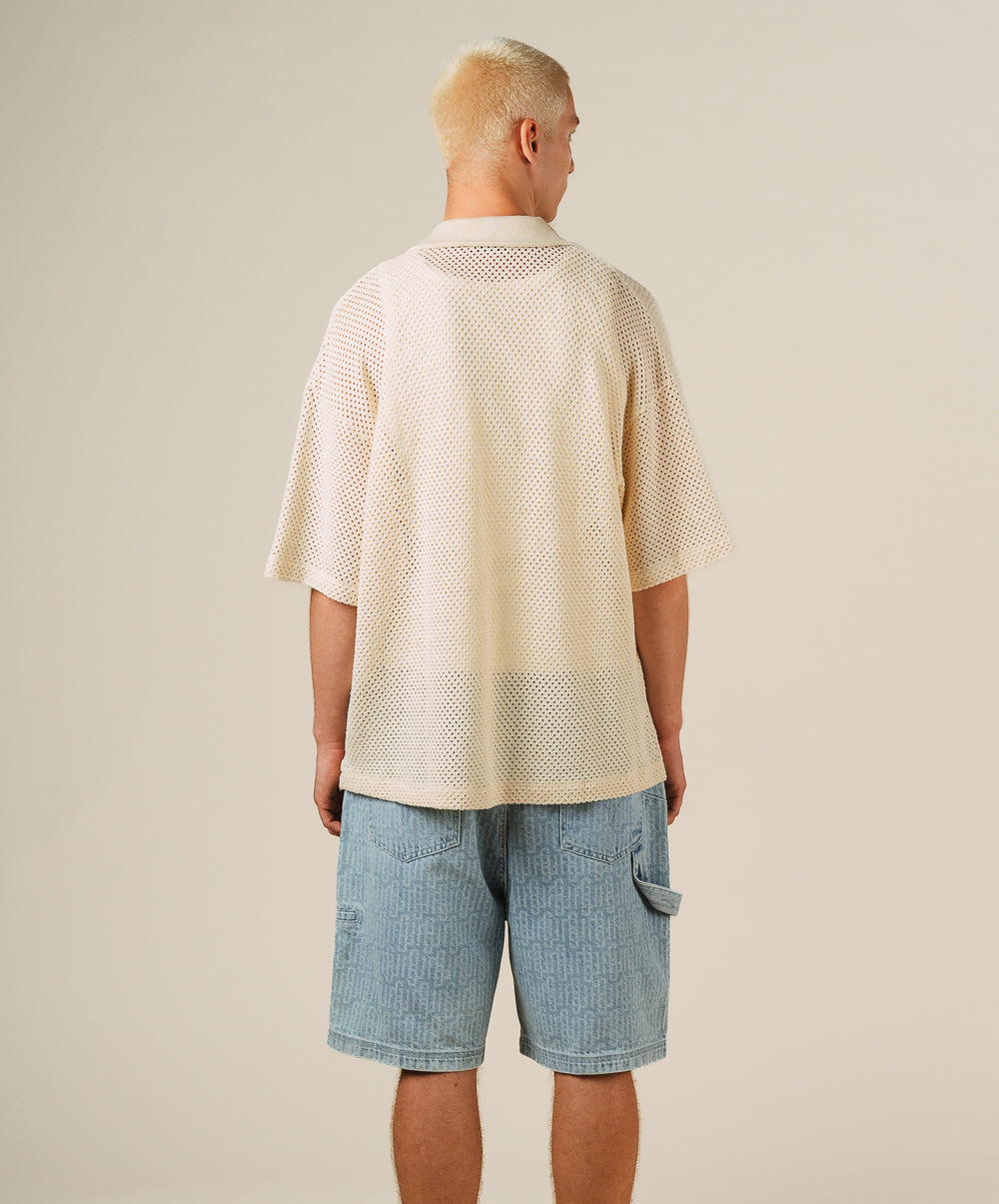 CROCHET SHIRT CREAM 9 CROCHET SHIRT CREAM