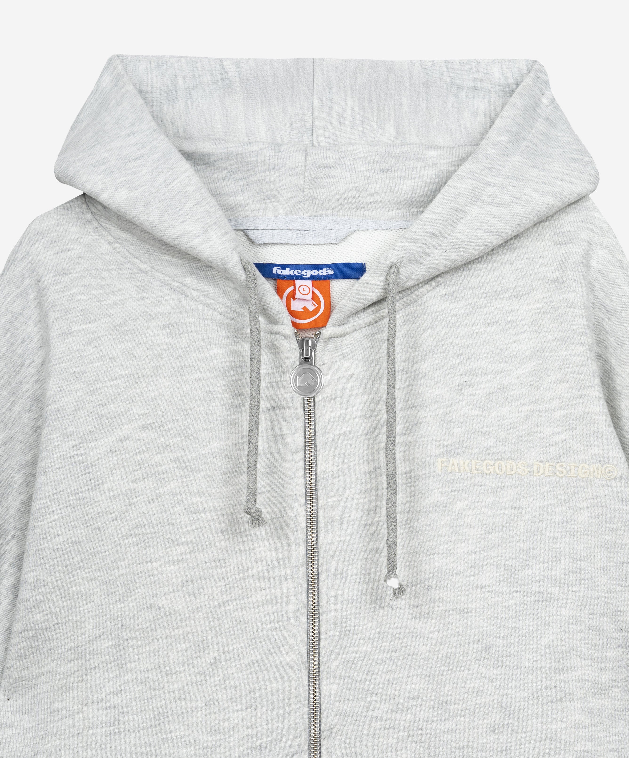 FG DESIGN ZIPPER GREY MELANGE 6 FG DESIGN ZIPPER GREY MELANGE