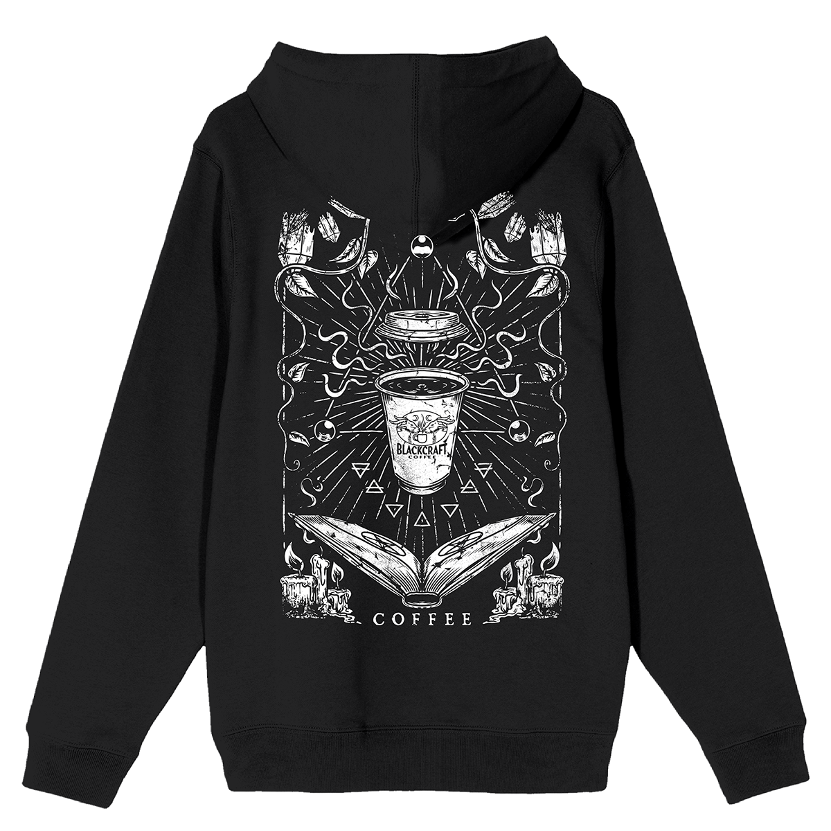 Coffee Tarot Zip-Up Hoodie