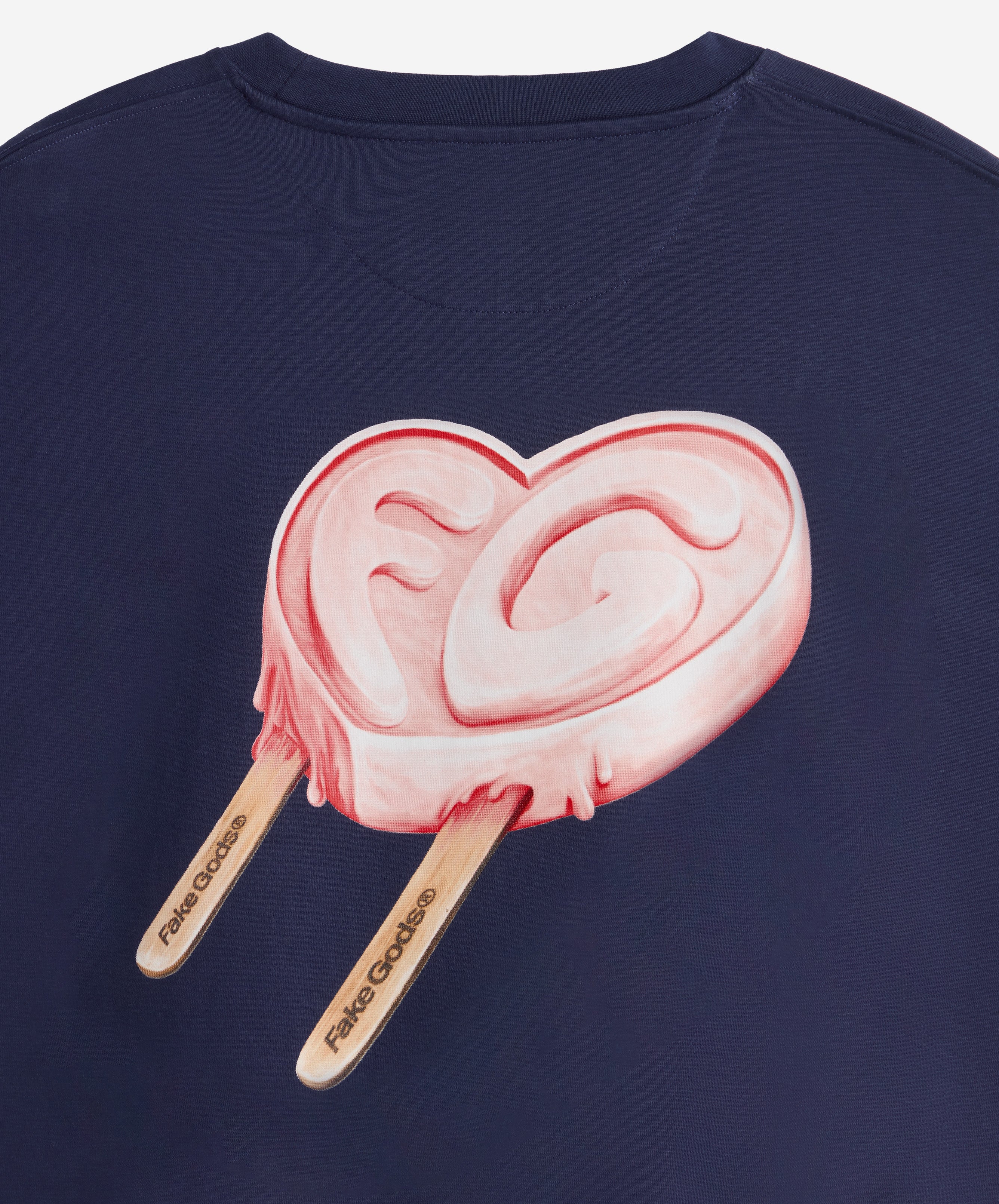 ICED HEART TEE NAVY 6 ICED HEART TEE NAVY