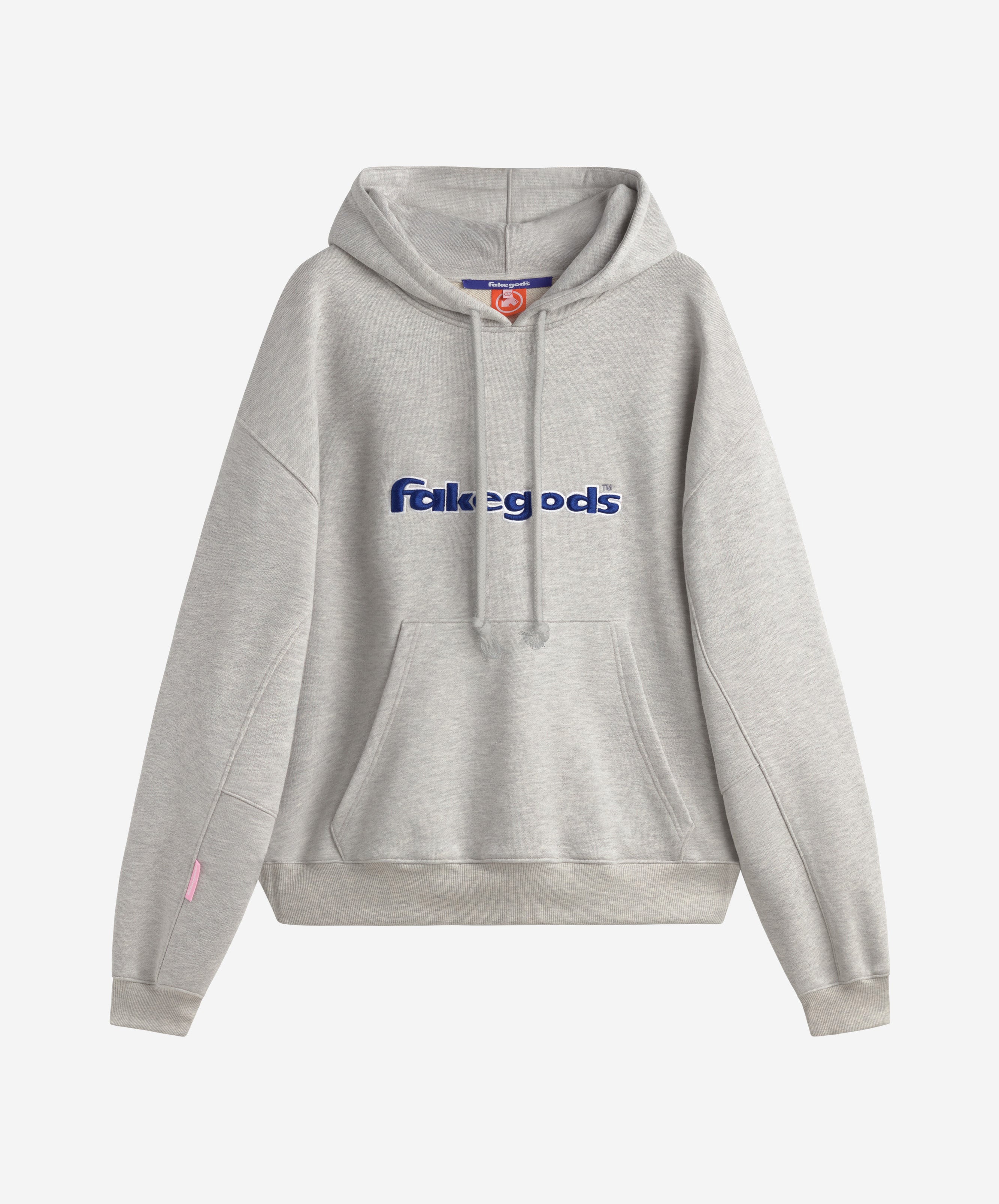 SOLID LOGO HOODIE GREY MELANGE