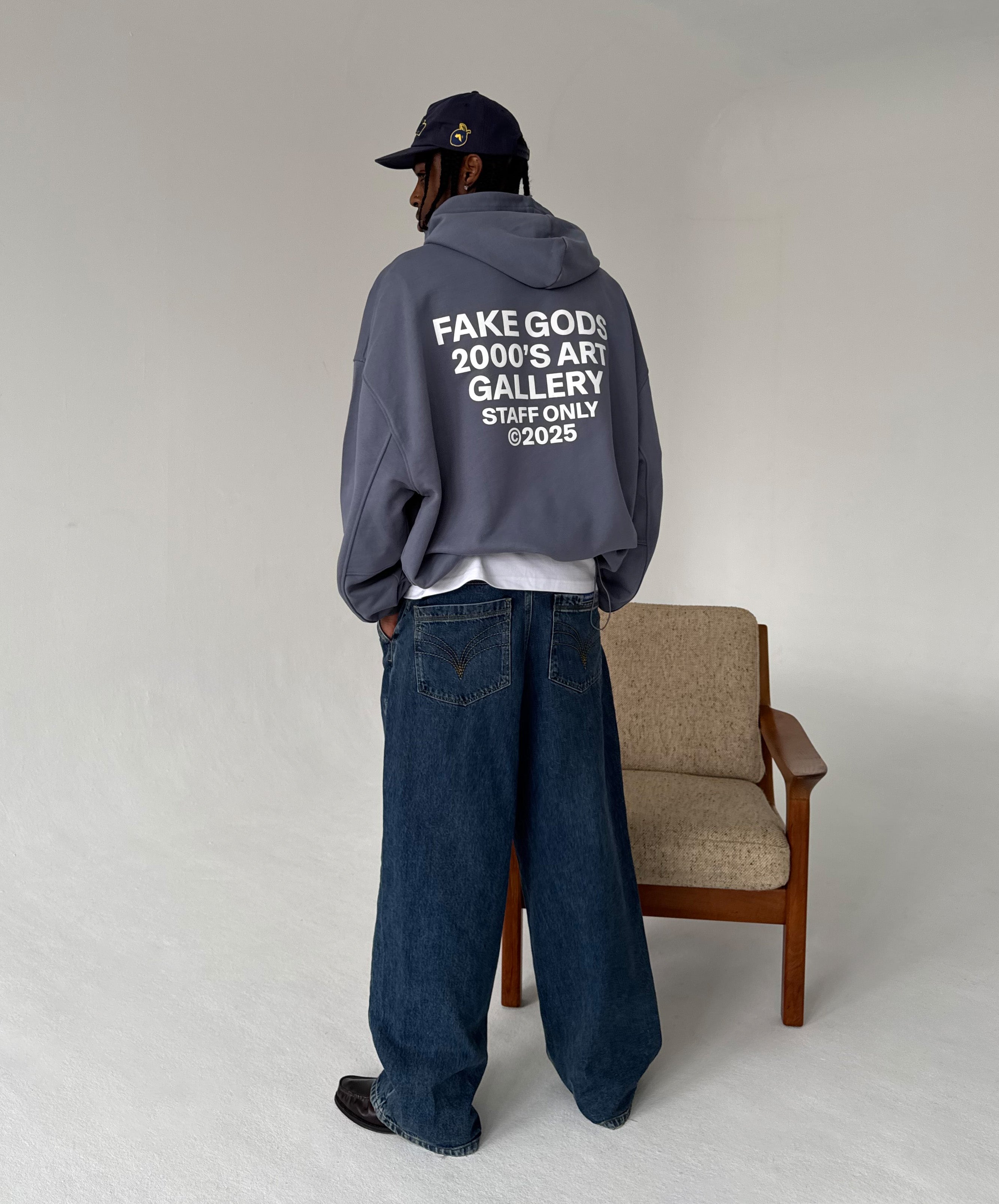 STAFF HOODIE BLUE GREY 7 STAFF HOODIE BLUE GREY