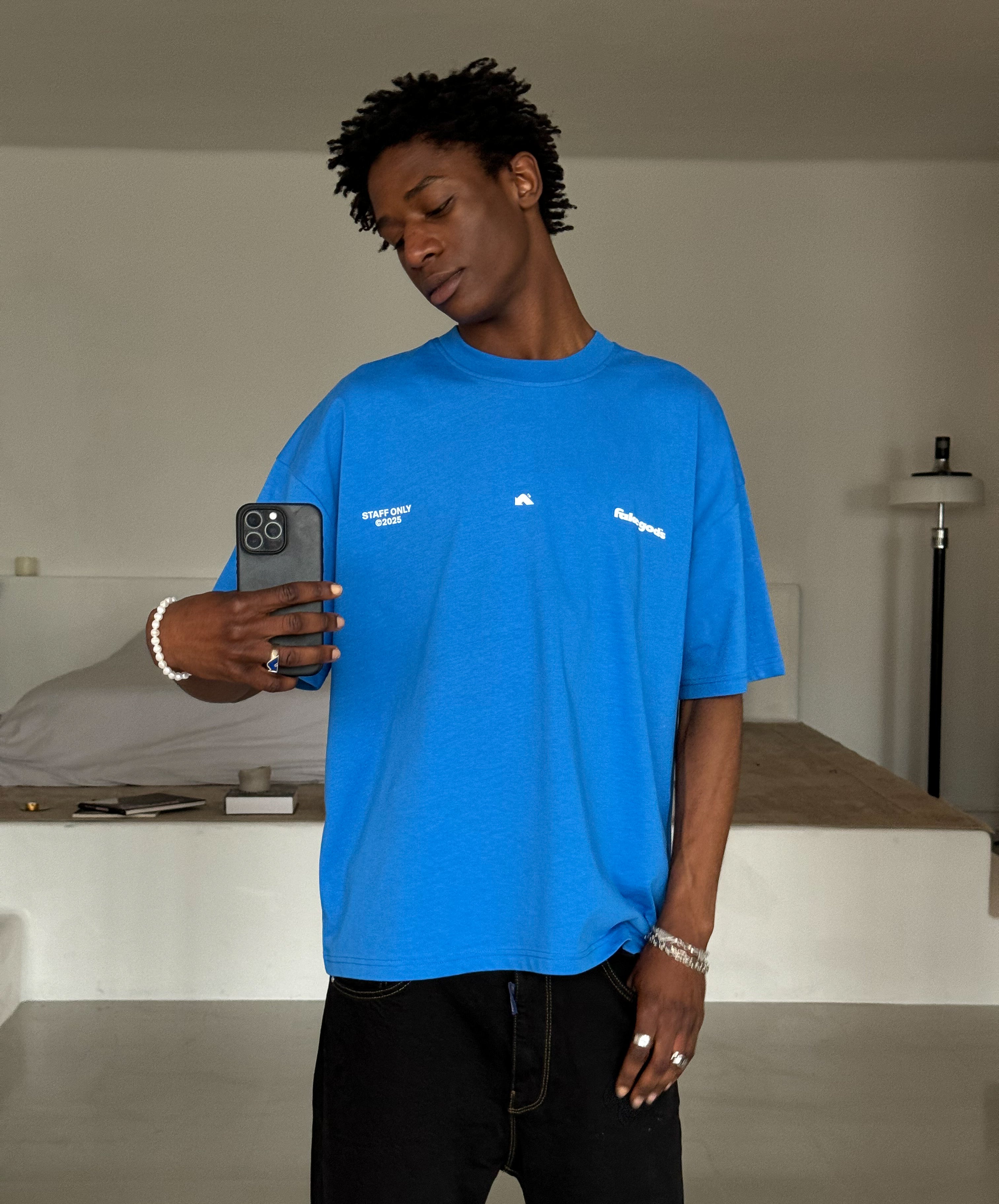 STAFF TEE BLUE 3 STAFF TEE BLUE
