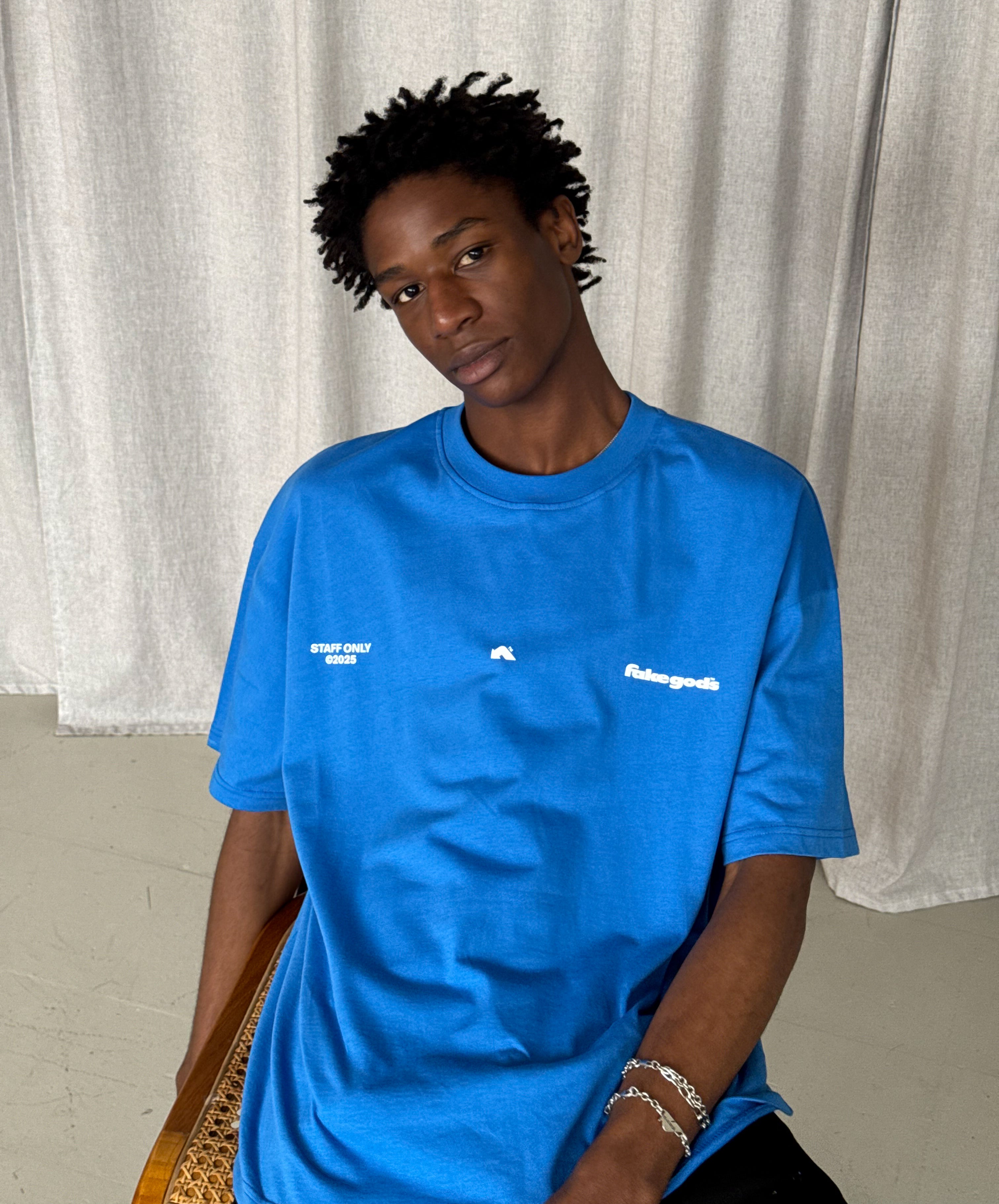 STAFF TEE BLUE 5 STAFF TEE BLUE
