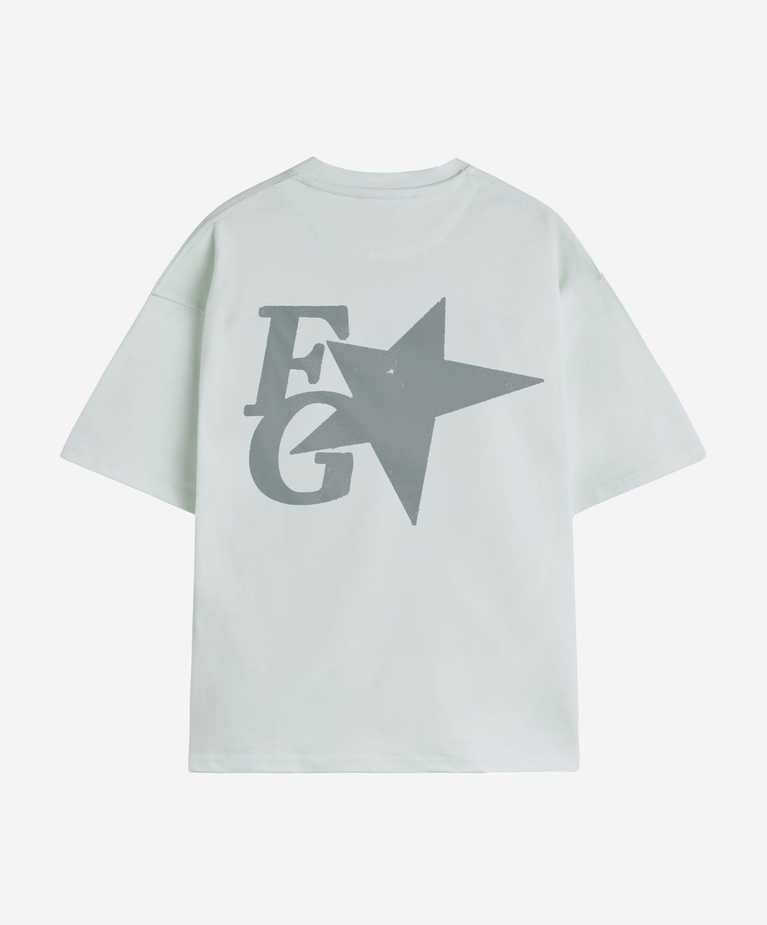 STAR BOXY TEE LIGHT GREY 4 STAR BOXY TEE LIGHT GREY