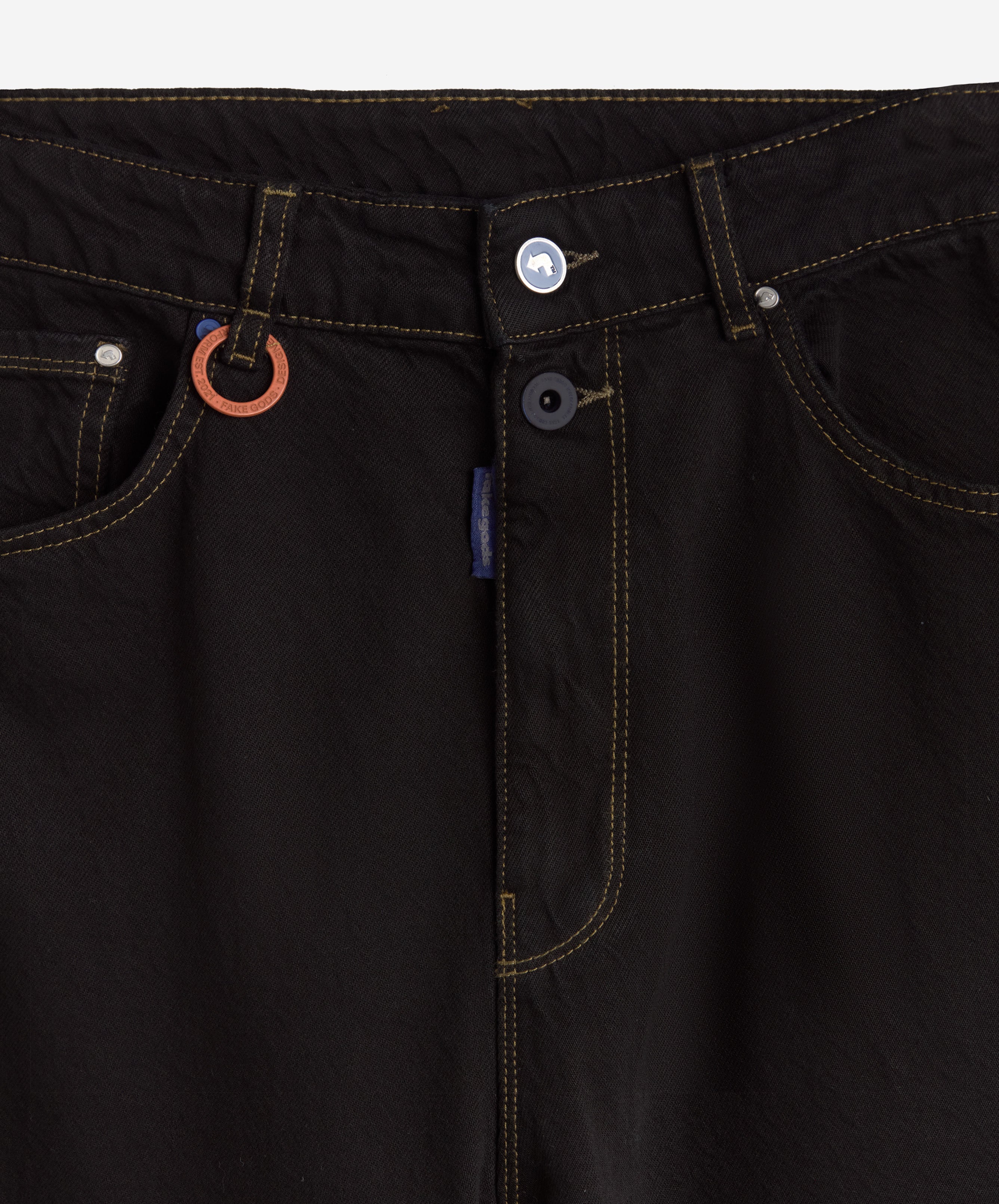 TM OVERDYED DENIM TROUSERS BLACK 6 TM OVERDYED DENIM TROUSERS BLACK
