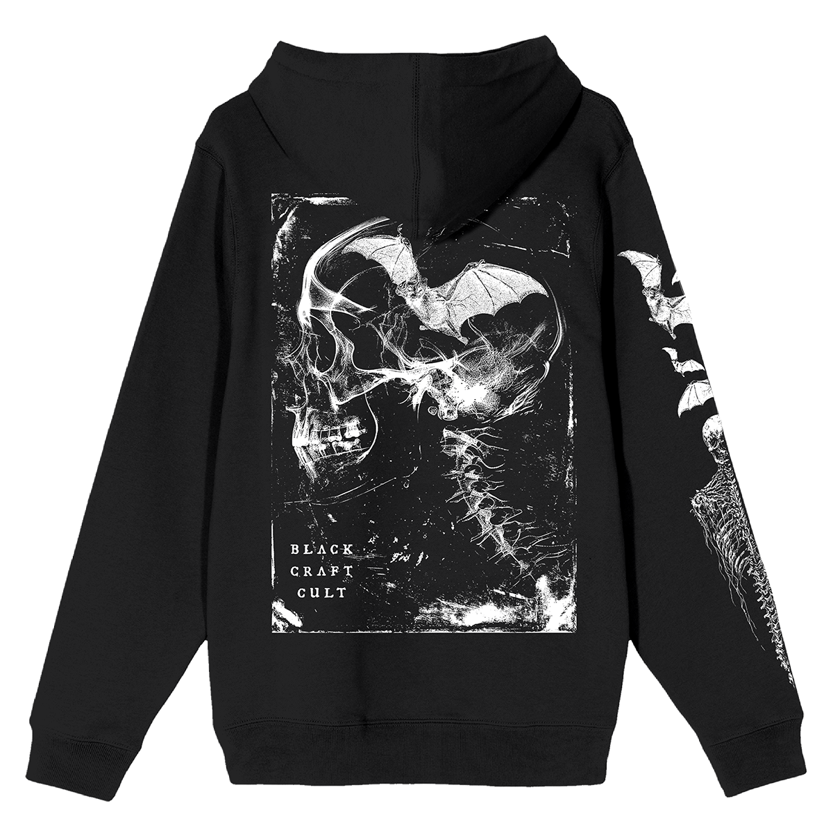 Bats For Brains Zip-Up Hoodie