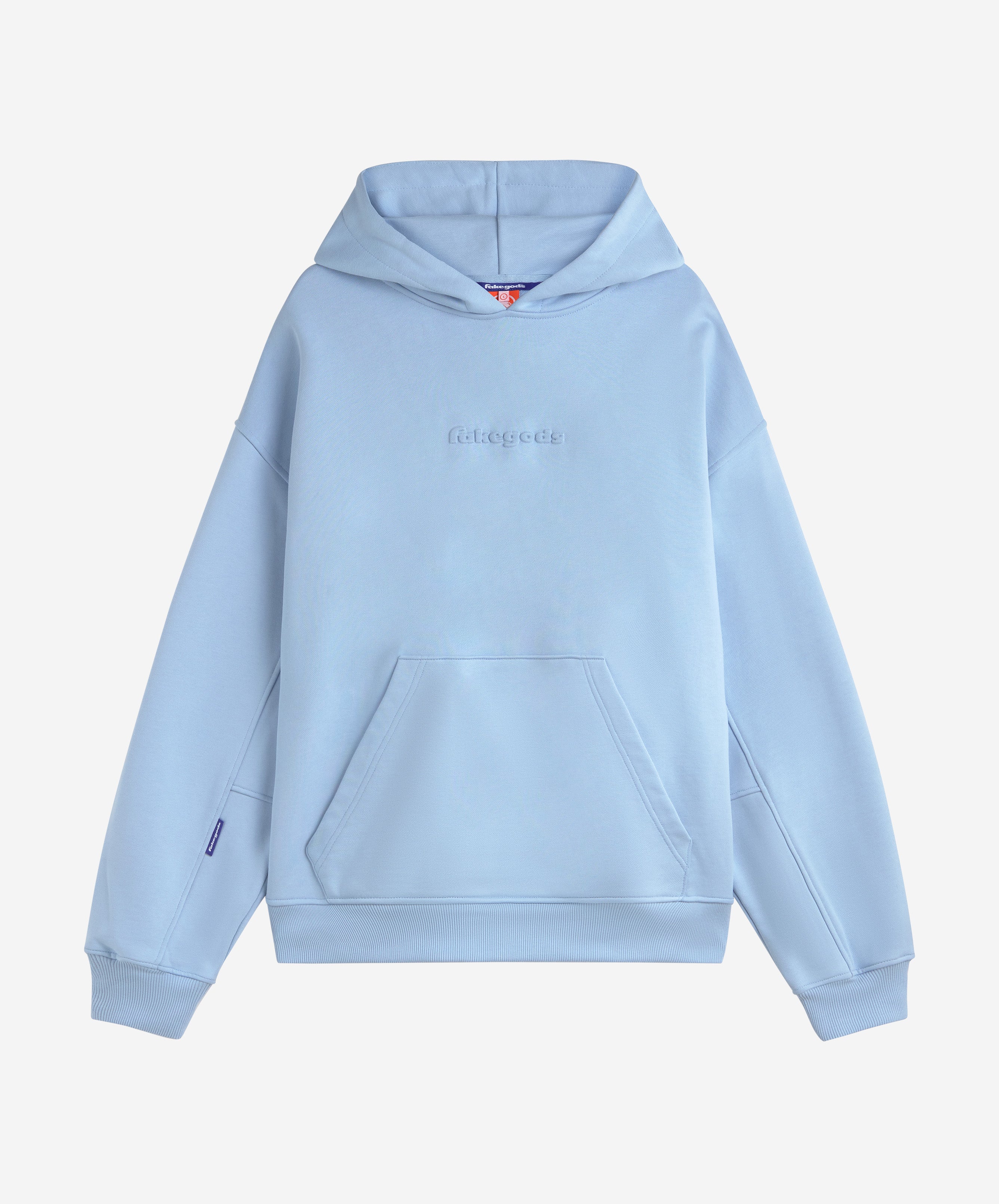 VALENTINE'S EMBOSSED HOODIE BLUE 4 VALENTINE'S EMBOSSED HOODIE BLUE