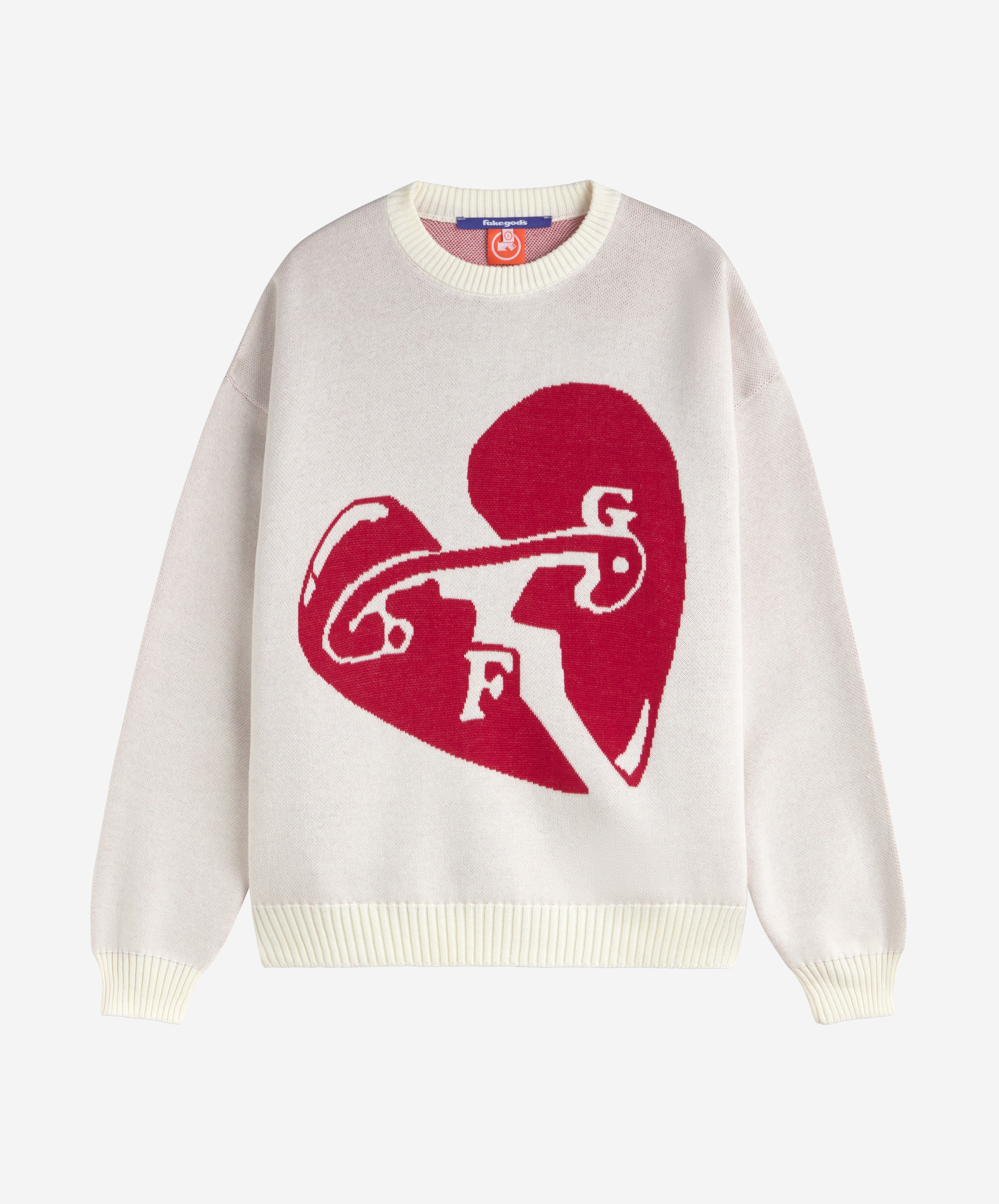 VALENTINE'S KNITTED SWEATER CREAM