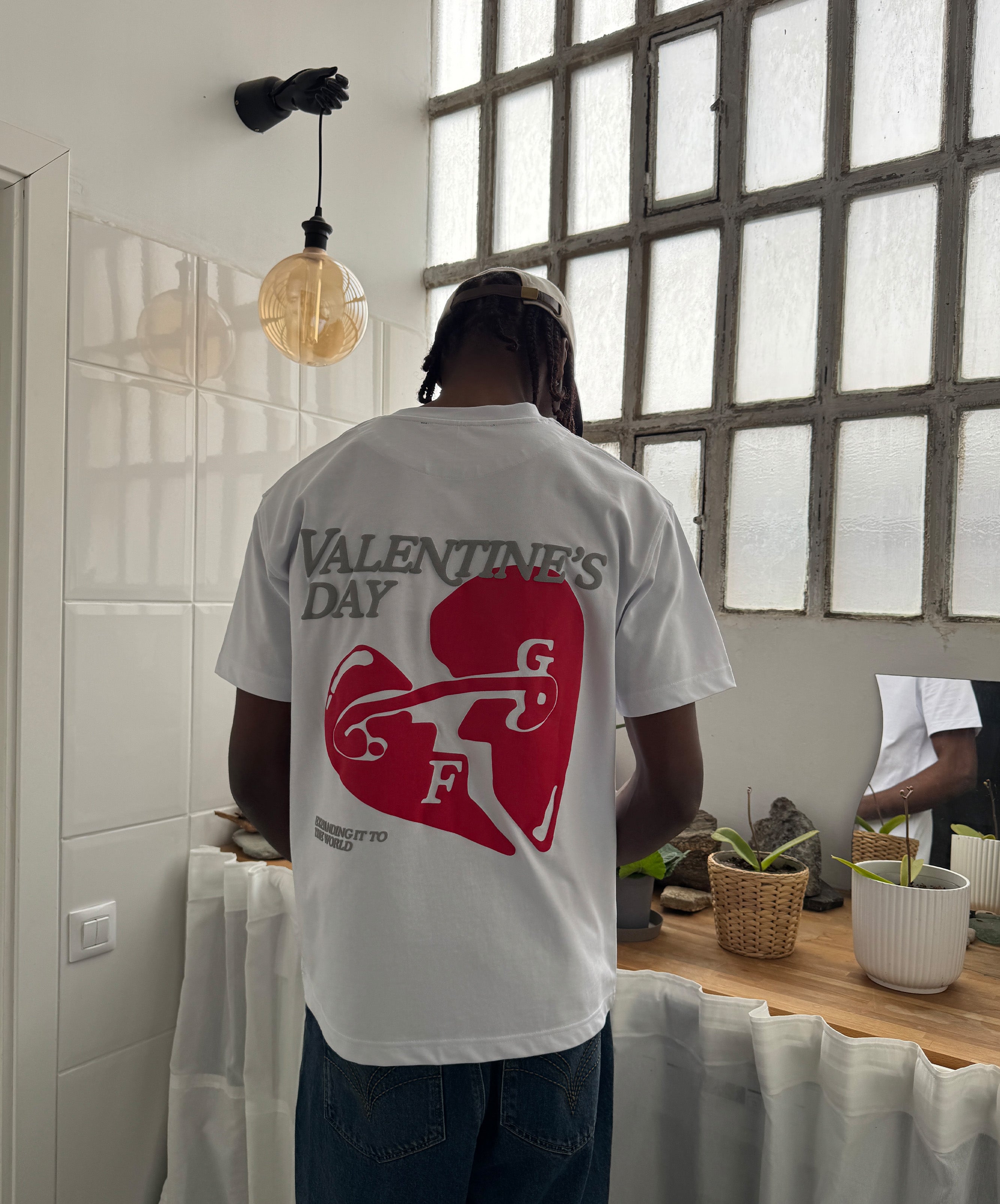 VALENTINE'S TEE WHITE-RED 3 VALENTINE'S TEE WHITE-RED