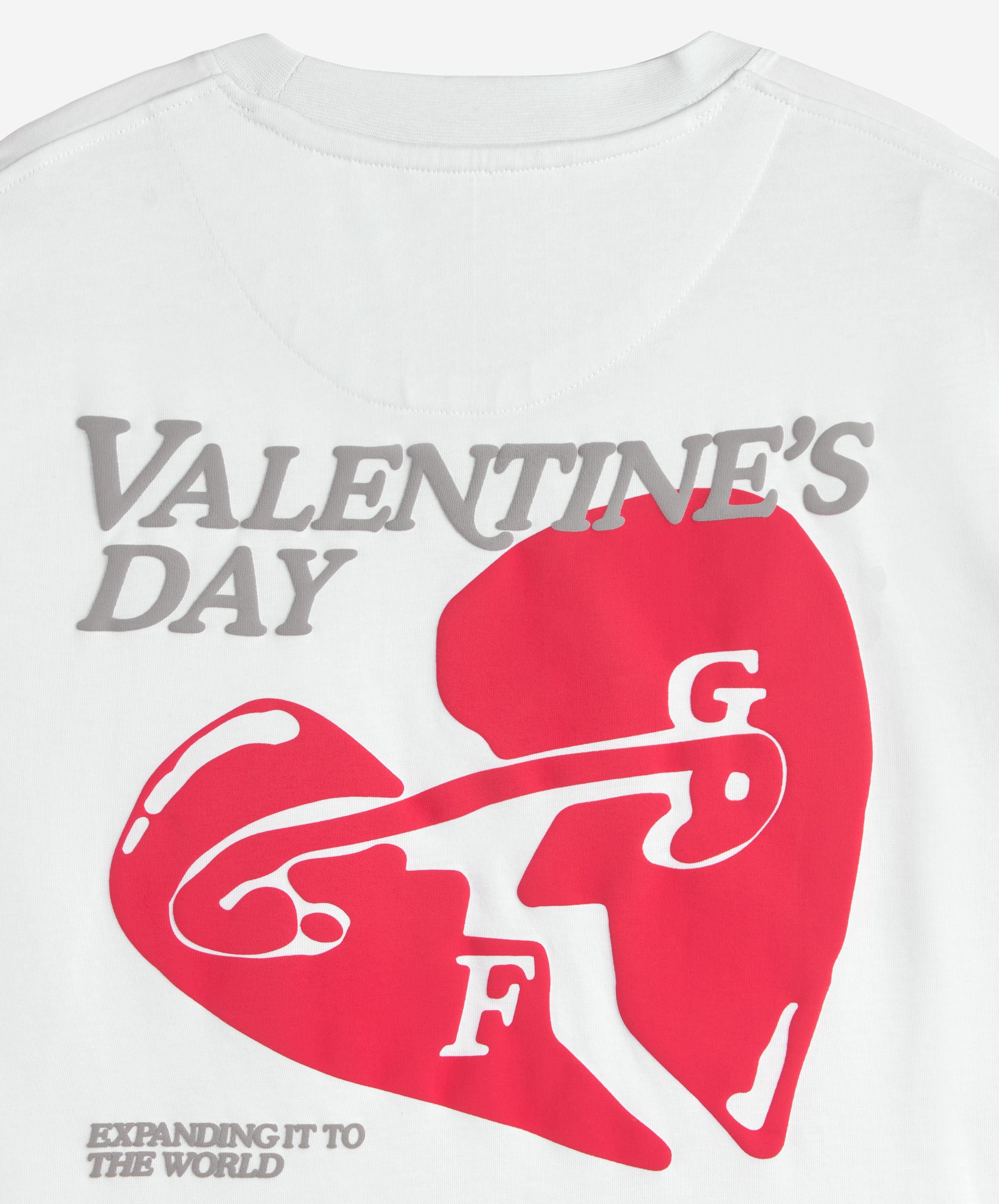 VALENTINE'S TEE WHITE-RED 6 VALENTINE'S TEE WHITE-RED