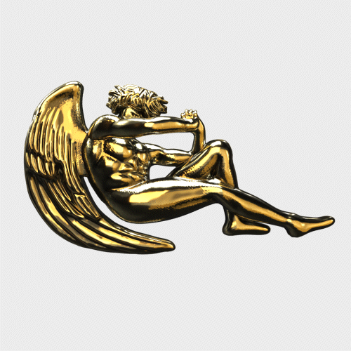 Fallen Angel - Gold Necklace V2