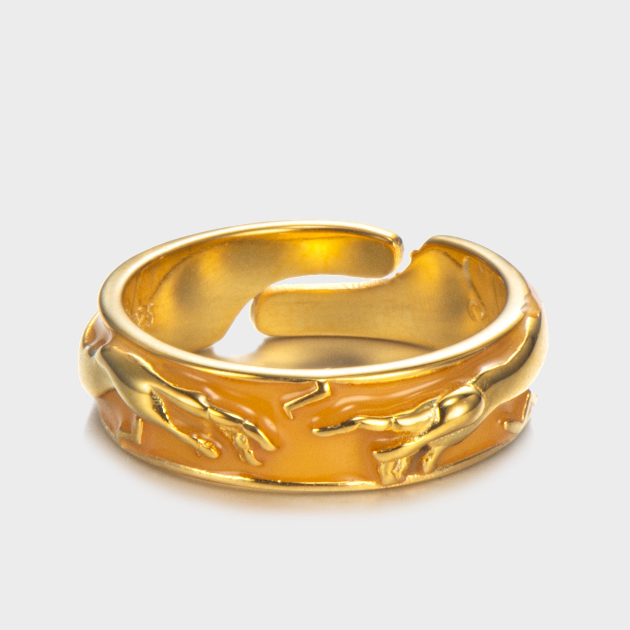The creation of Adam - Ring Gold