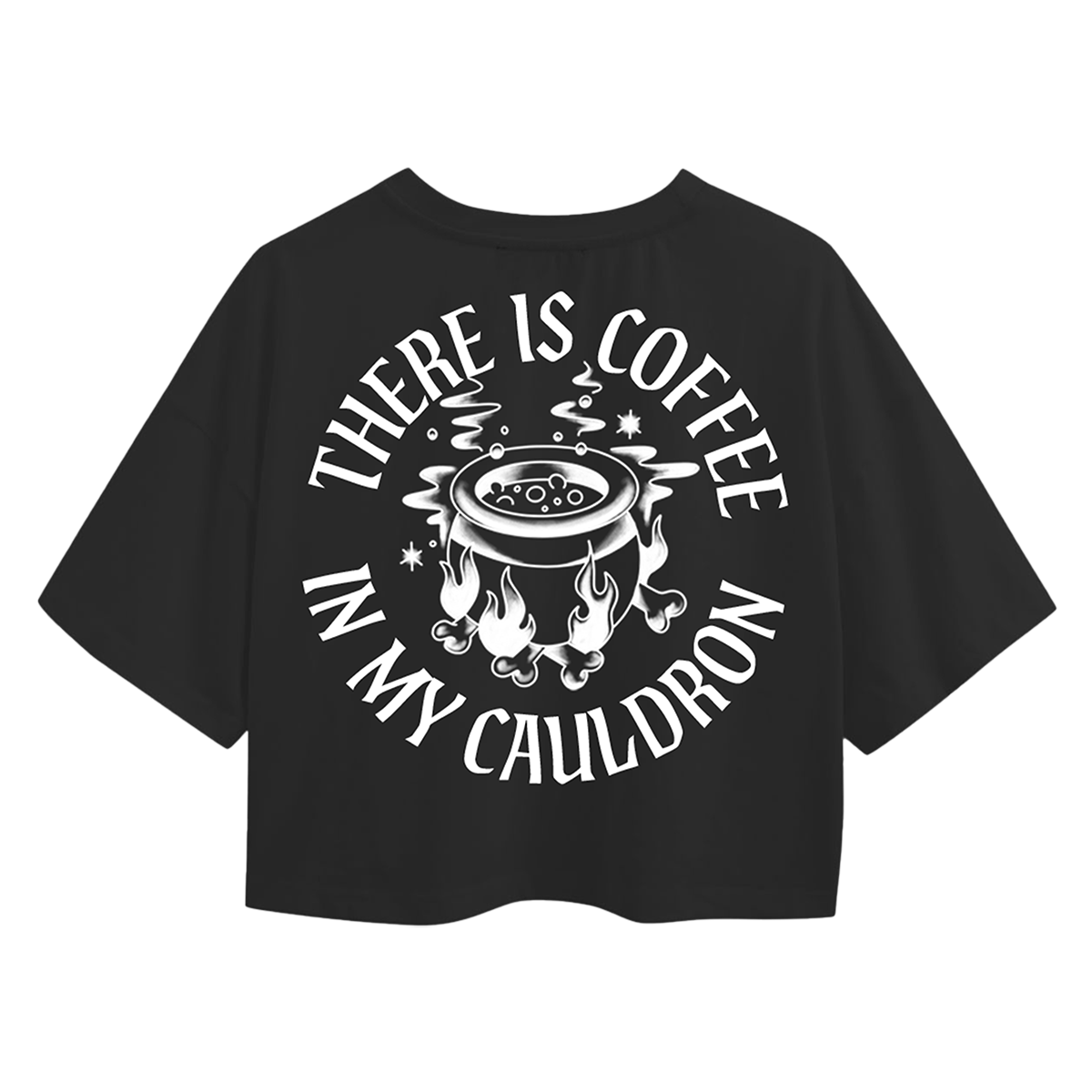Coffee In My Cauldron Crop Top