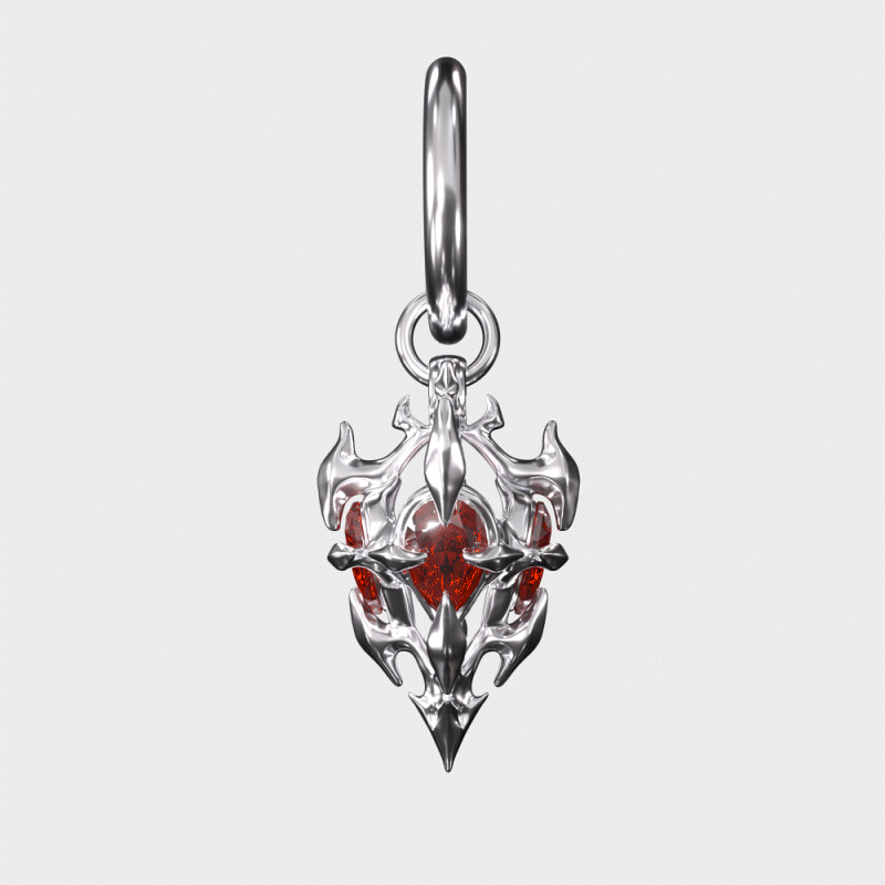 Grail - Red Earrings