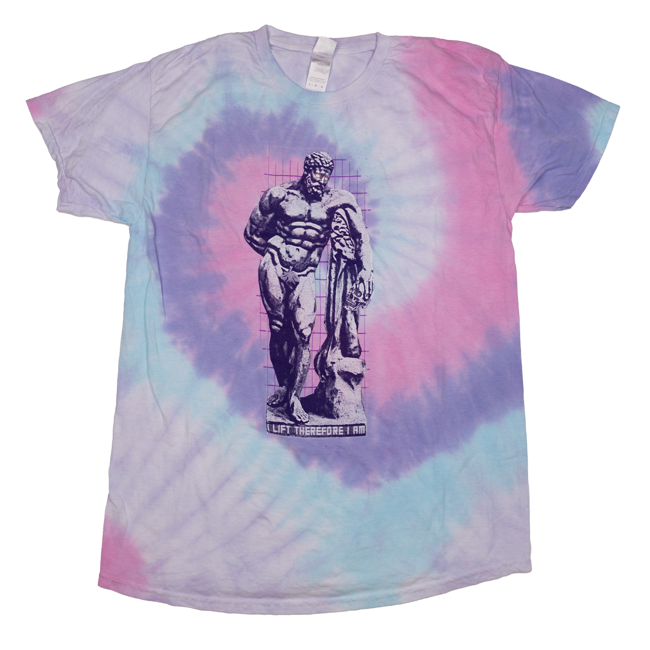 I Lift Therefore I Am (Premium Unicorn Tie Dye)