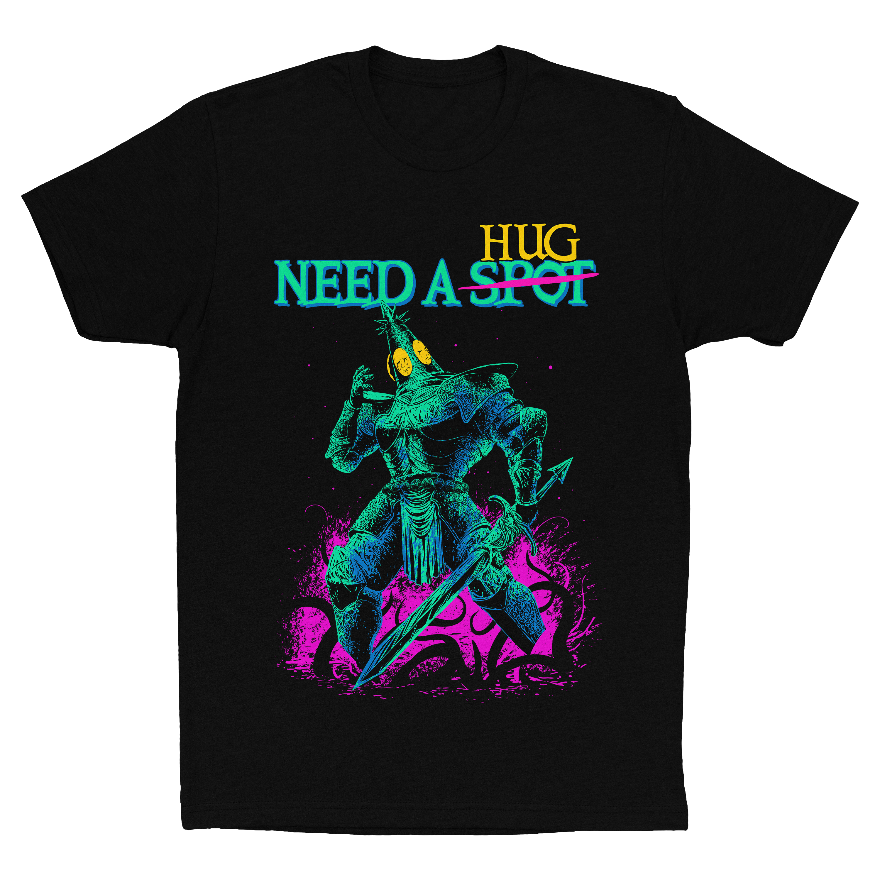 NEED A HUG (Emerald Limited Edition) *BLACK CLASSIC TEE*