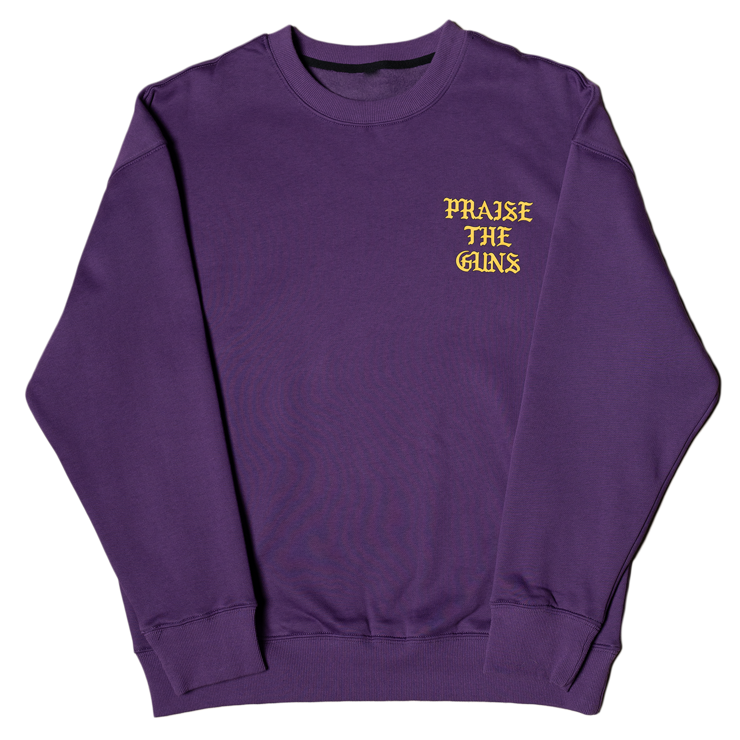 Praise The Guns (Royal Purple Comfy Crewneck) 3 Praise The Guns (Royal Purple Comfy Crewneck)